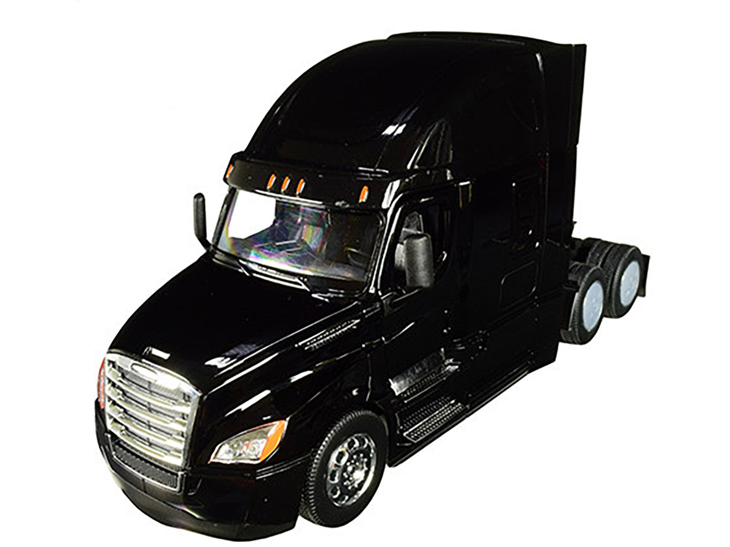 Freightliner Cascadia Truck Black "Transporter" 1/32 Diecast Model by Welly