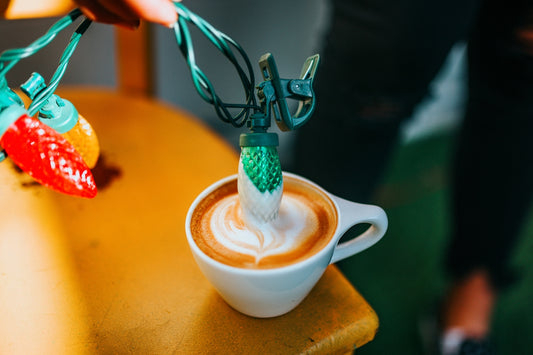 white ceramic cup with coffee