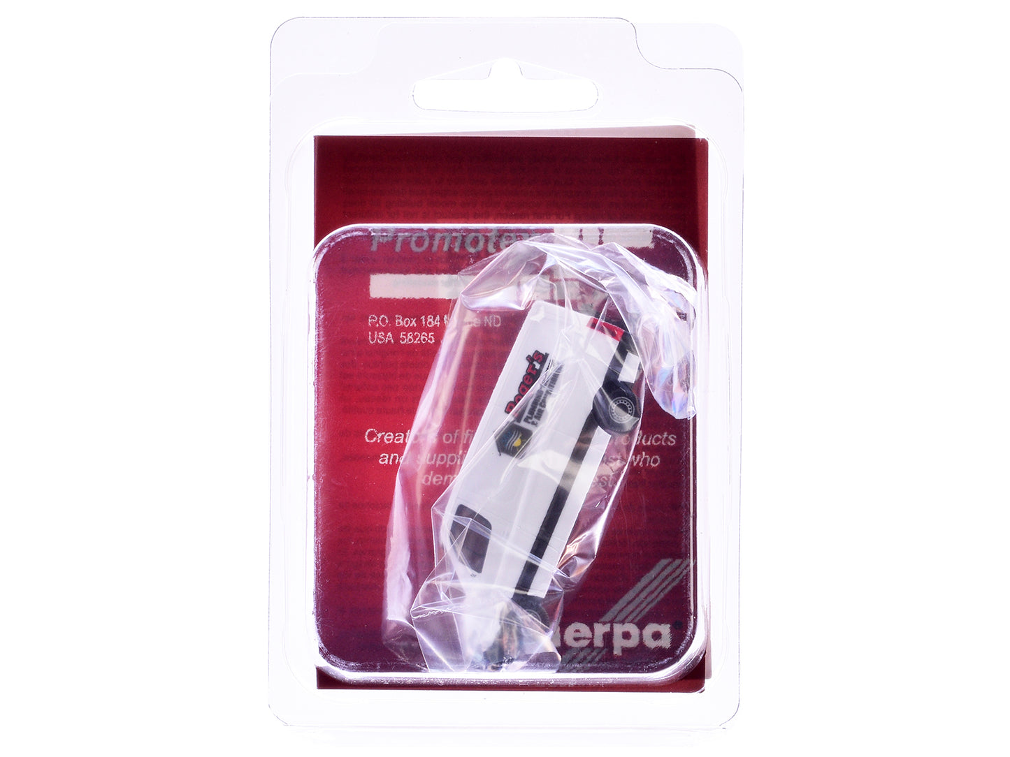 Mercedes-Benz Sprinter Van White &quot;Roger's Plumbing-Heating & Air Conditioning&quot; 1/87 (HO) Plastic Model Car by Promotex