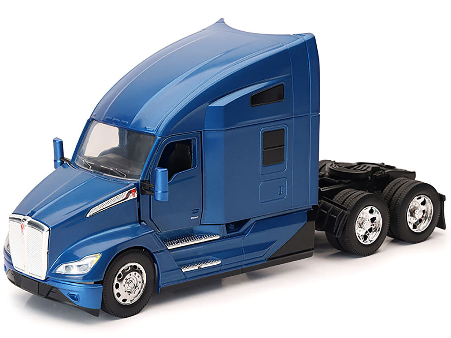 Kenworth T680 Truck Tractor Blue Metallic &quot;Long Haul Truckers&quot; Series 1/32 Diecast Model by New Ray