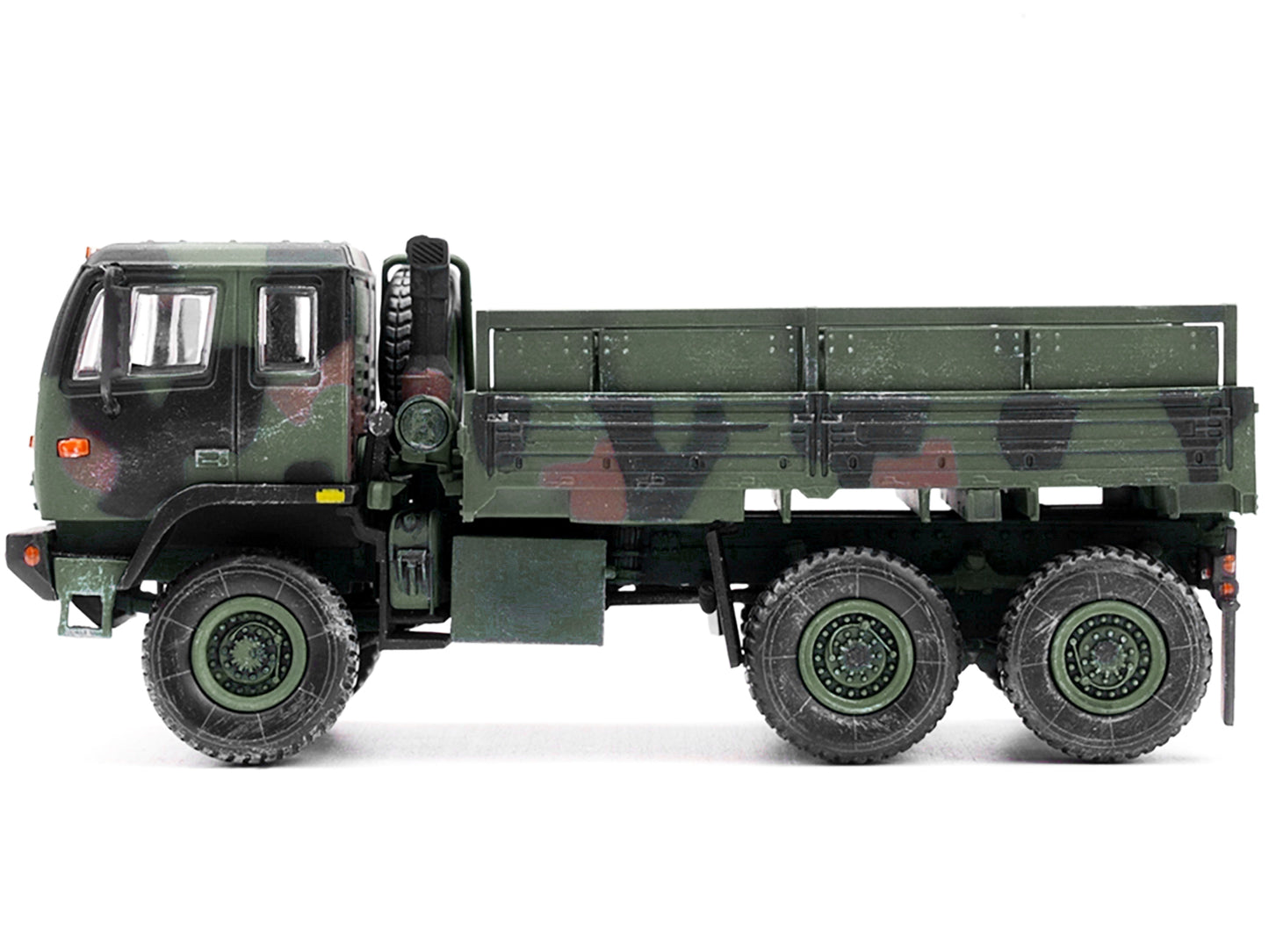 M1083 MTV (Medium Tactical Vehicle) Standard Cargo Truck NATO Camouflage &quot;US Army&quot; &quot;Armor Premium&quot; Series 1/72 Diecast Model by Panzerkampf