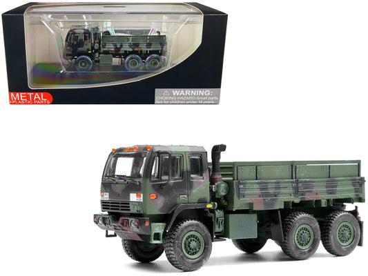 M1083 MTV (Medium Tactical Vehicle) Standard Cargo Truck NATO Camouflage &quot;US Army&quot; &quot;Armor Premium&quot; Series 1/72 Diecast Model by Panzerkampf
