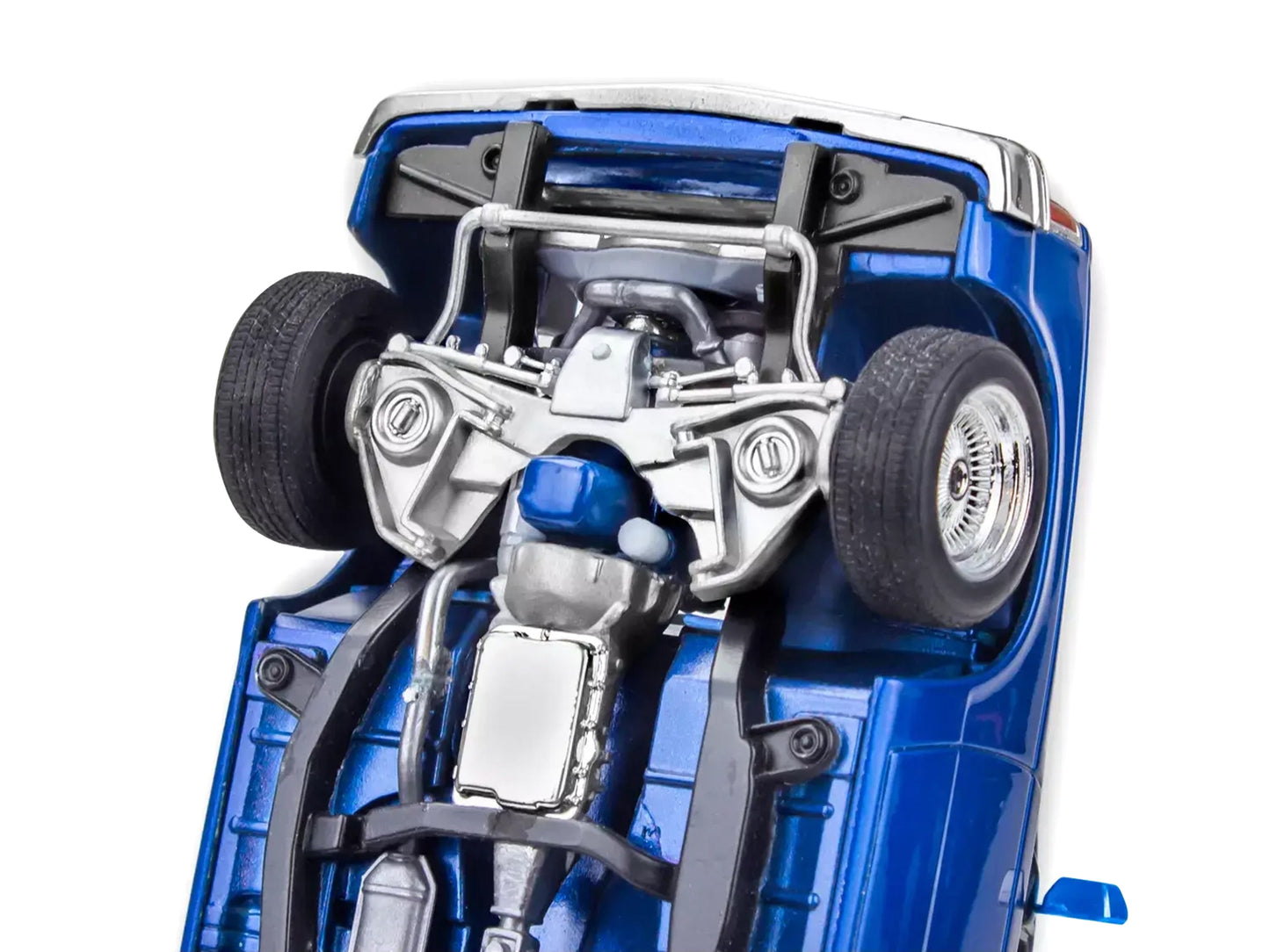 Level 4 Model Kit 1991 Chevrolet S-10 Lowrider Pickup Truck with 1/64 Diecast Version Included &quot;Big + Little Series&quot; 1/25 Scale Model by Revell