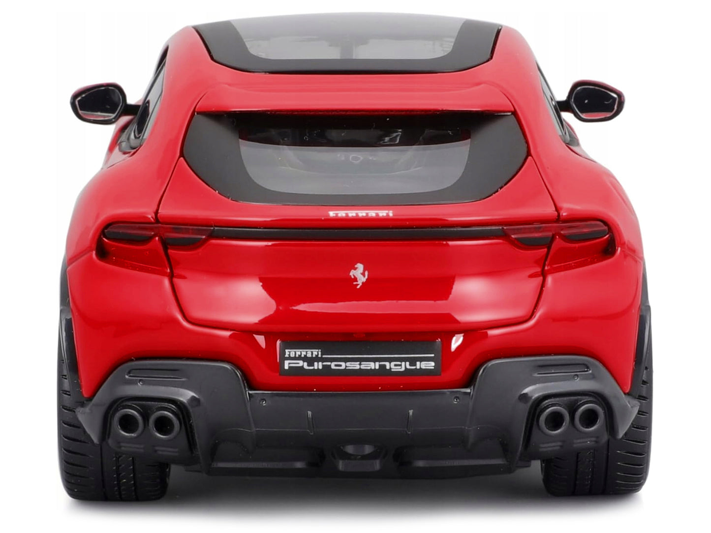 Ferrari Purosangue Red with Sunroof &quot;Race + Play&quot; Series 1/24 Diecast Model Car by Bburago