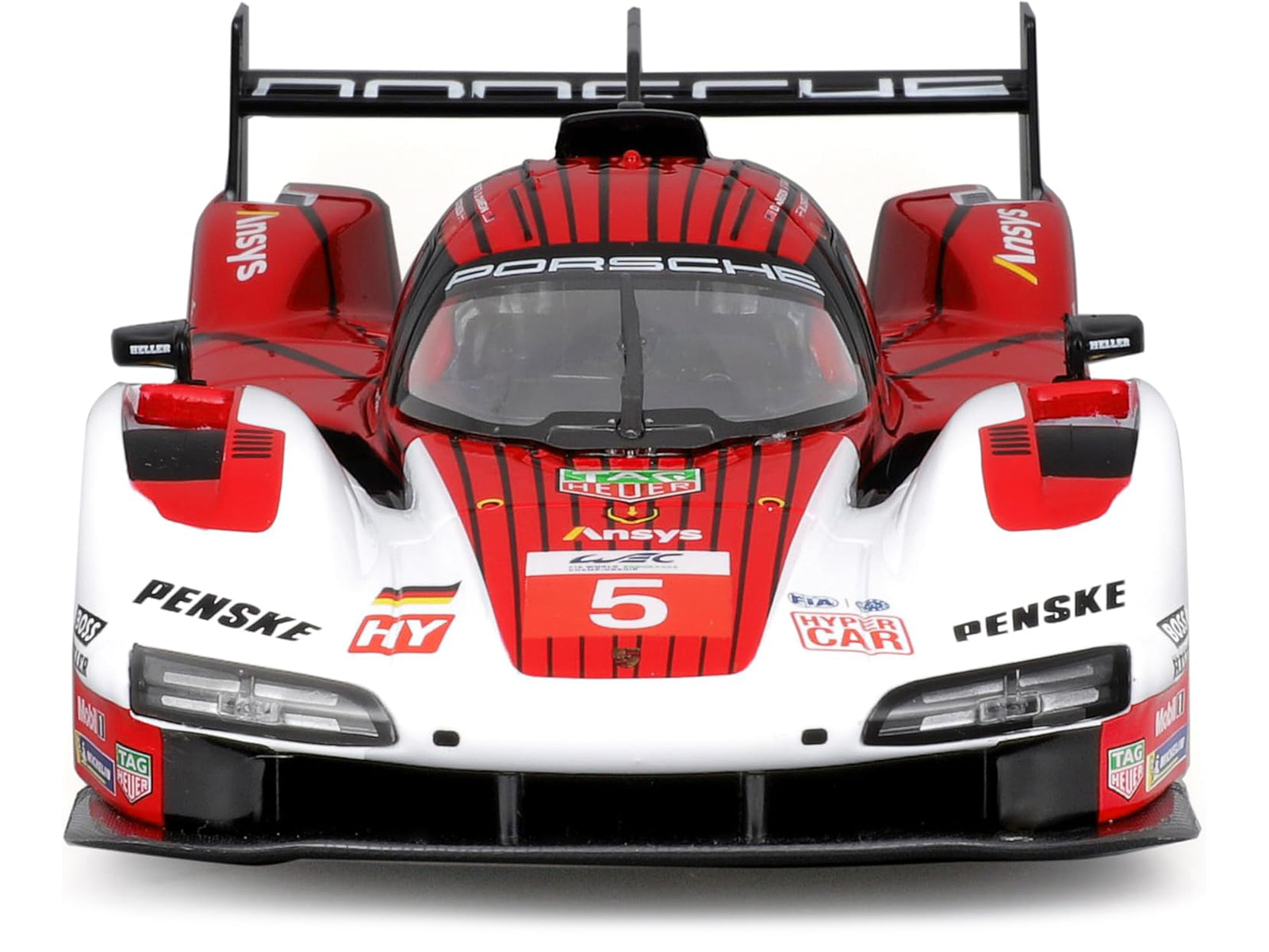 Porsche 963 #5 Dane Cameron - Michael Christensen - Frederic Makowiecki &quot;Porsche Penske Motorsport&quot; &quot;FIA World Endurance Championship&quot; (2023) &quot;Race&quot; Series 1/24 Diecast Model Car by Bburago