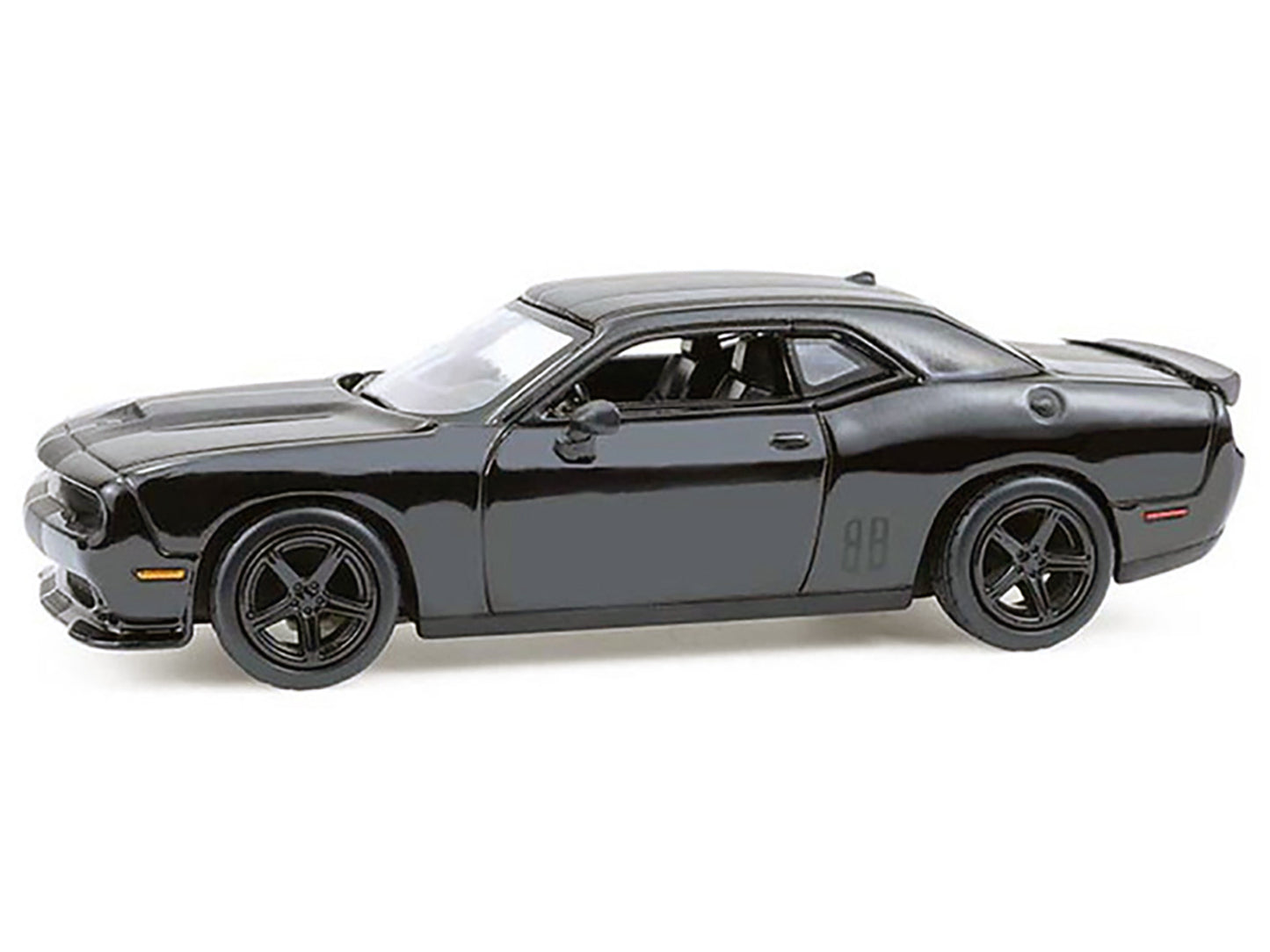 2016 Dodge Challenger R/T Hemi Black &quot;Black Bandit&quot; Series 30 1/64 Diecast Model Car by Greenlight