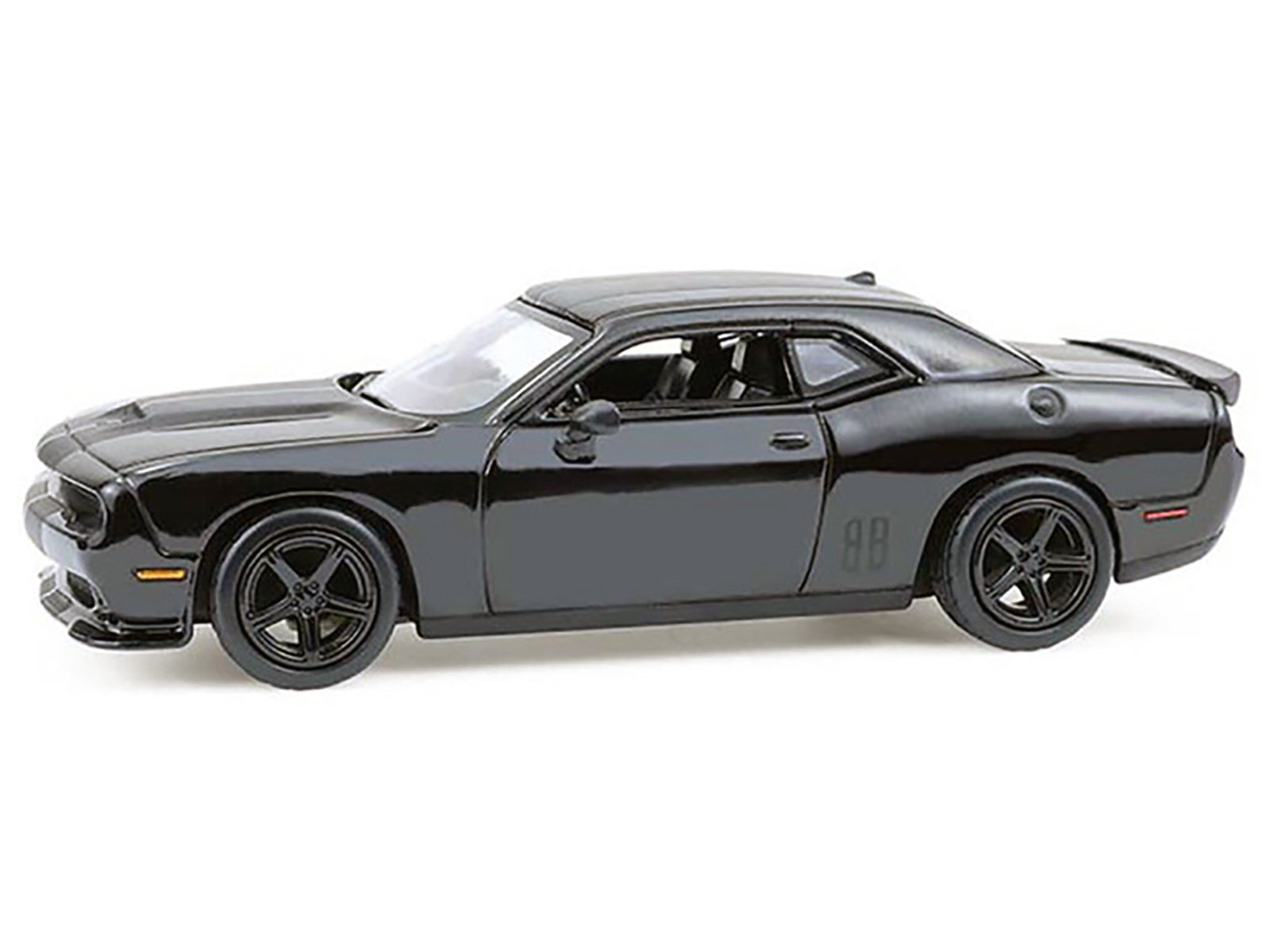 2016 Dodge Challenger R/T Hemi Black &quot;Black Bandit&quot; Series 30 1/64 Diecast Model Car by Greenlight