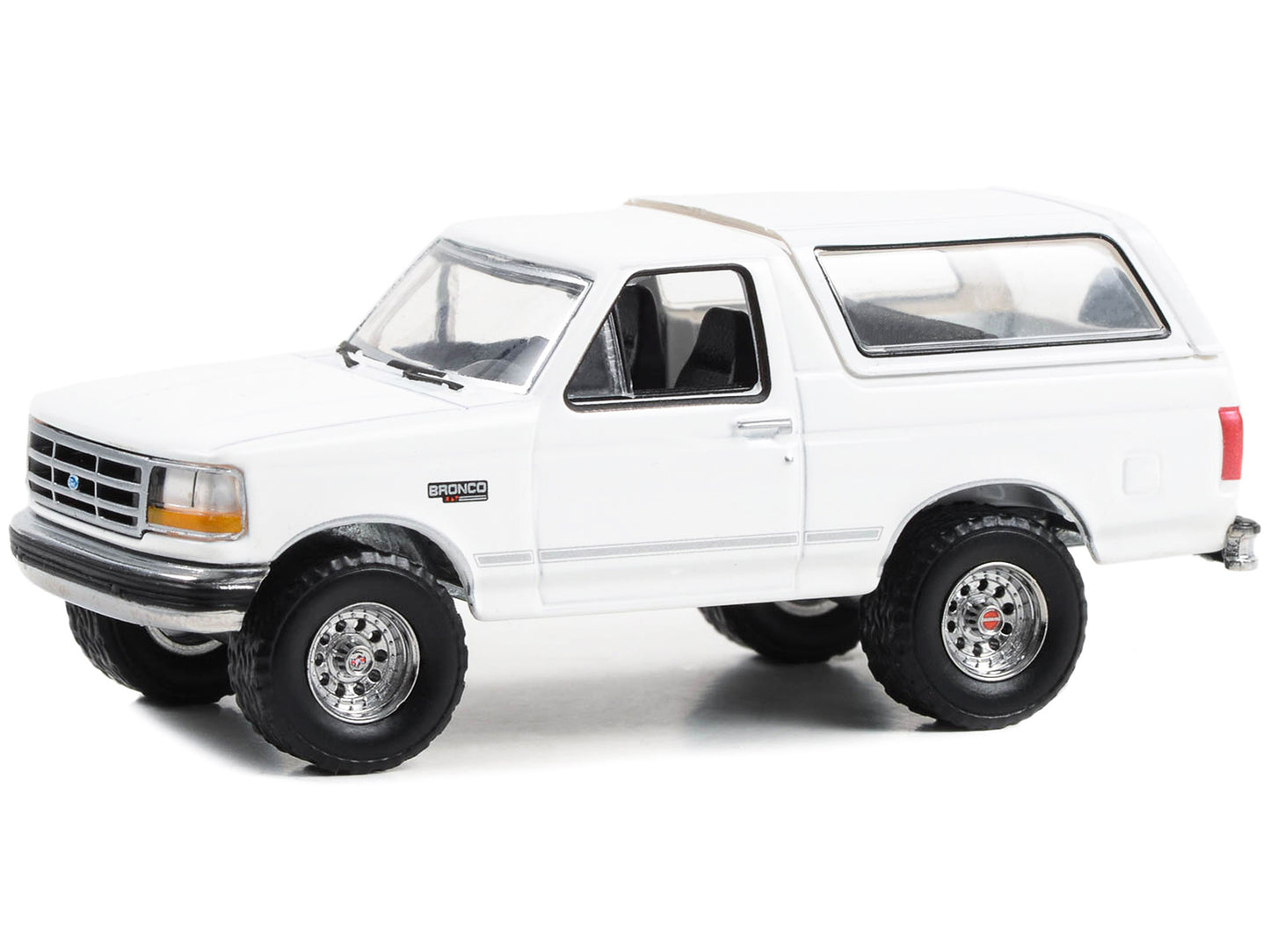 1993 Ford Bronco XLT Oxford White &quot;Hobby Exclusive&quot; Series 1/64 Diecast Model Car by Greenlight