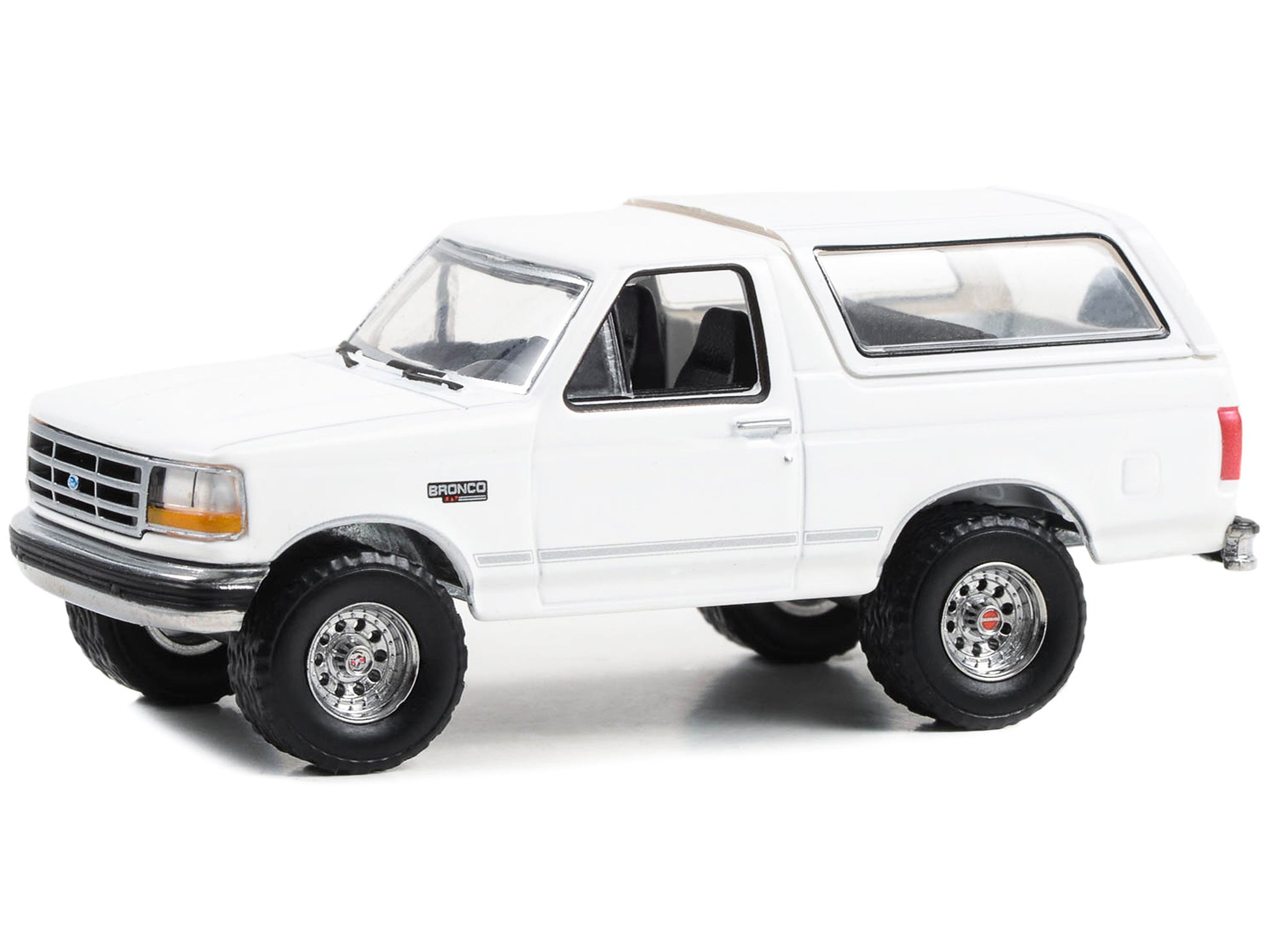 1993 Ford Bronco XLT Oxford White &quot;Hobby Exclusive&quot; Series 1/64 Diecast Model Car by Greenlight