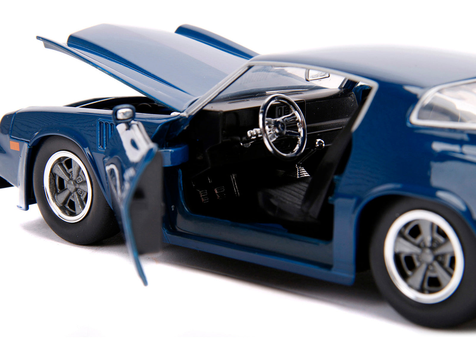Billy's Chevrolet Camaro Z28 Dark Blue with Collectible Coin &quot;Stranger Things&quot; (2016) TV Series 1/24 Diecast Model Car by Jada
