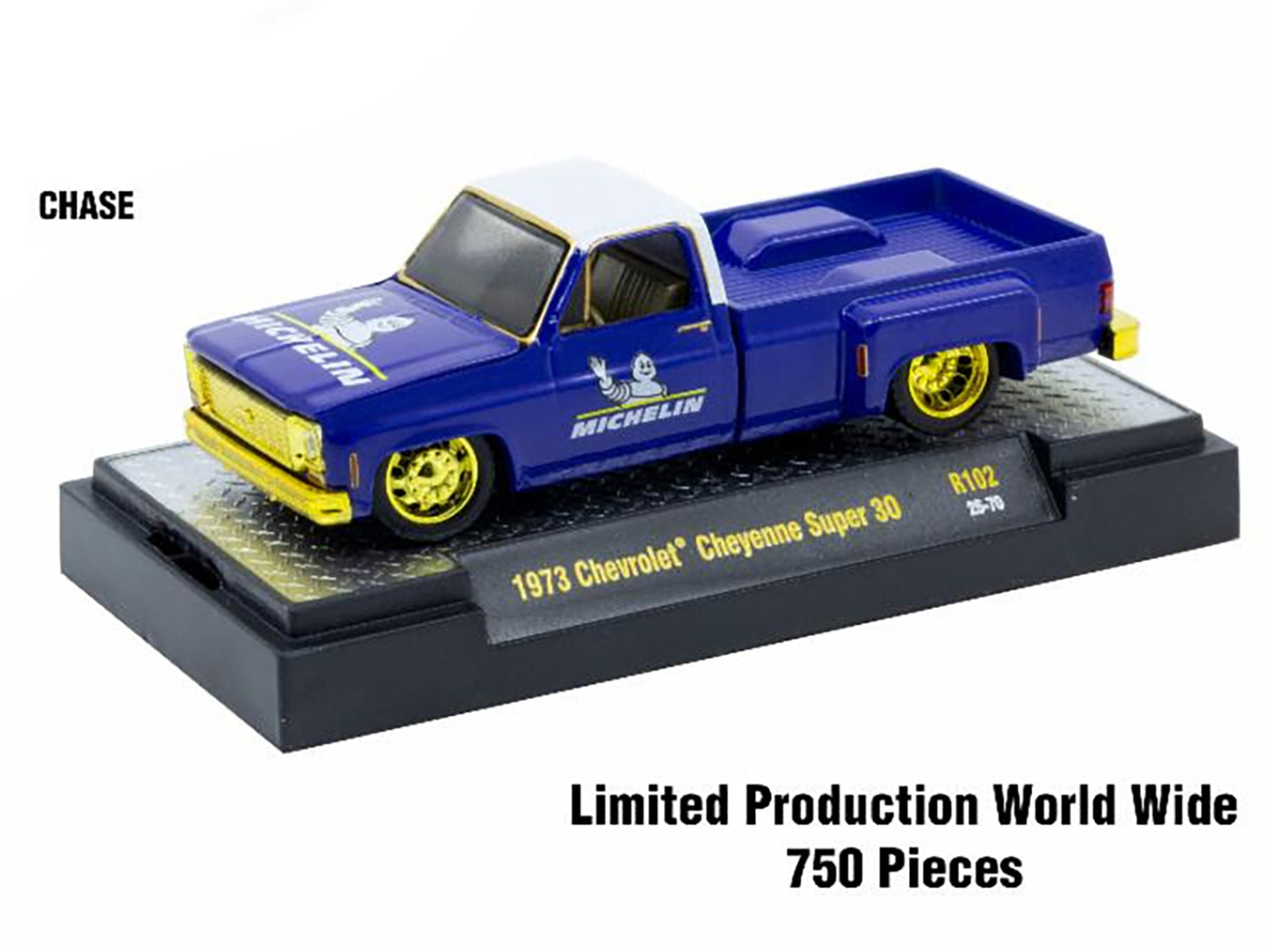 &quot;Auto-Thentics&quot; 6 piece Set Release 102 IN DISPLAY CASES Limited Edition 1/64 Diecast Model Cars by M2 Machines