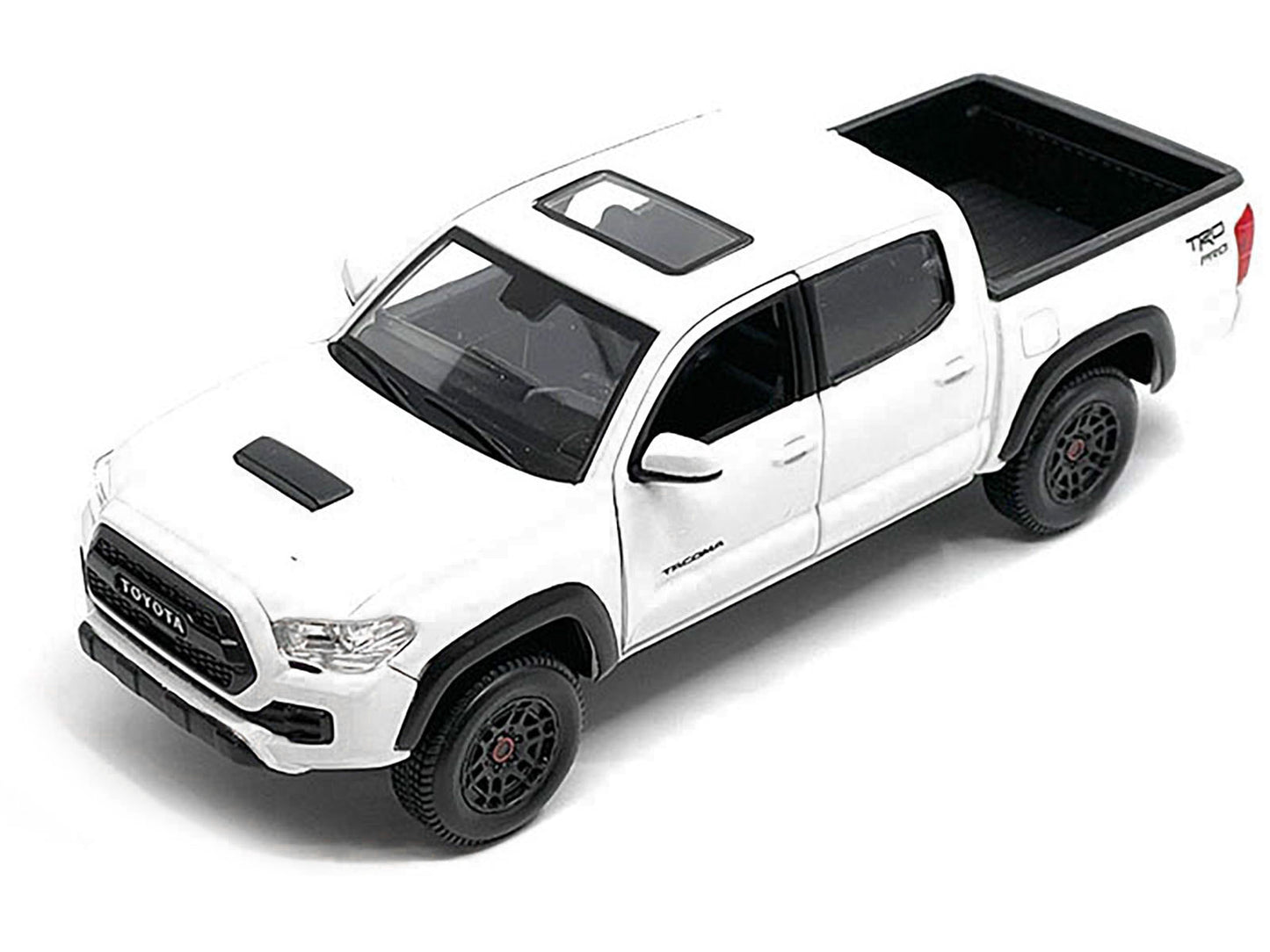 2023 Toyota Tacoma TRD PRO Pickup Truck White with Sunroof &quot;Special Edition&quot; Series 1/27 Diecast Model Car by Maisto