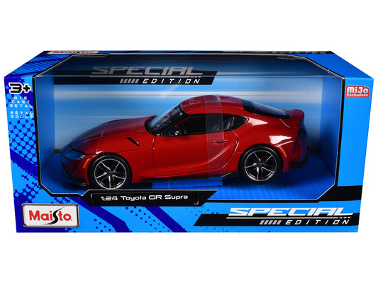 Toyota GR Supra Red &quot;Special Edition&quot; Series 1/24 Diecast Model Car by Maisto