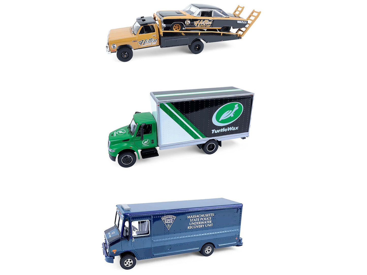 &quot;H.D. Trucks&quot; Series 26 Set of 3 pieces 1/64 Diecast Models by Greenlight