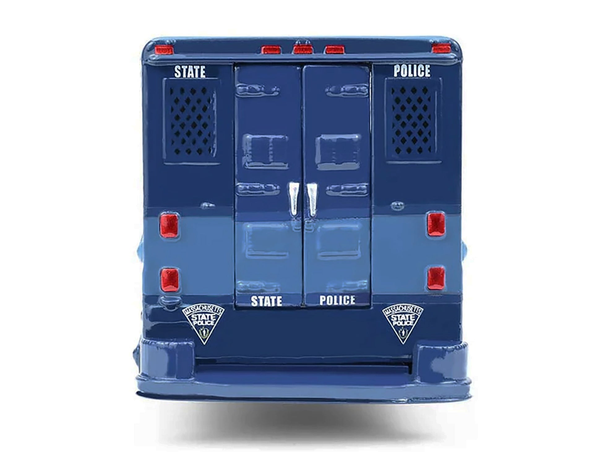 2019 Step Van &quot;Massachusetts State Police Underwater Recovery Unit&quot; Blue Two-Tone &quot;H.D. Trucks&quot; Series 26 1/64 Diecast Model Car by Greenlight