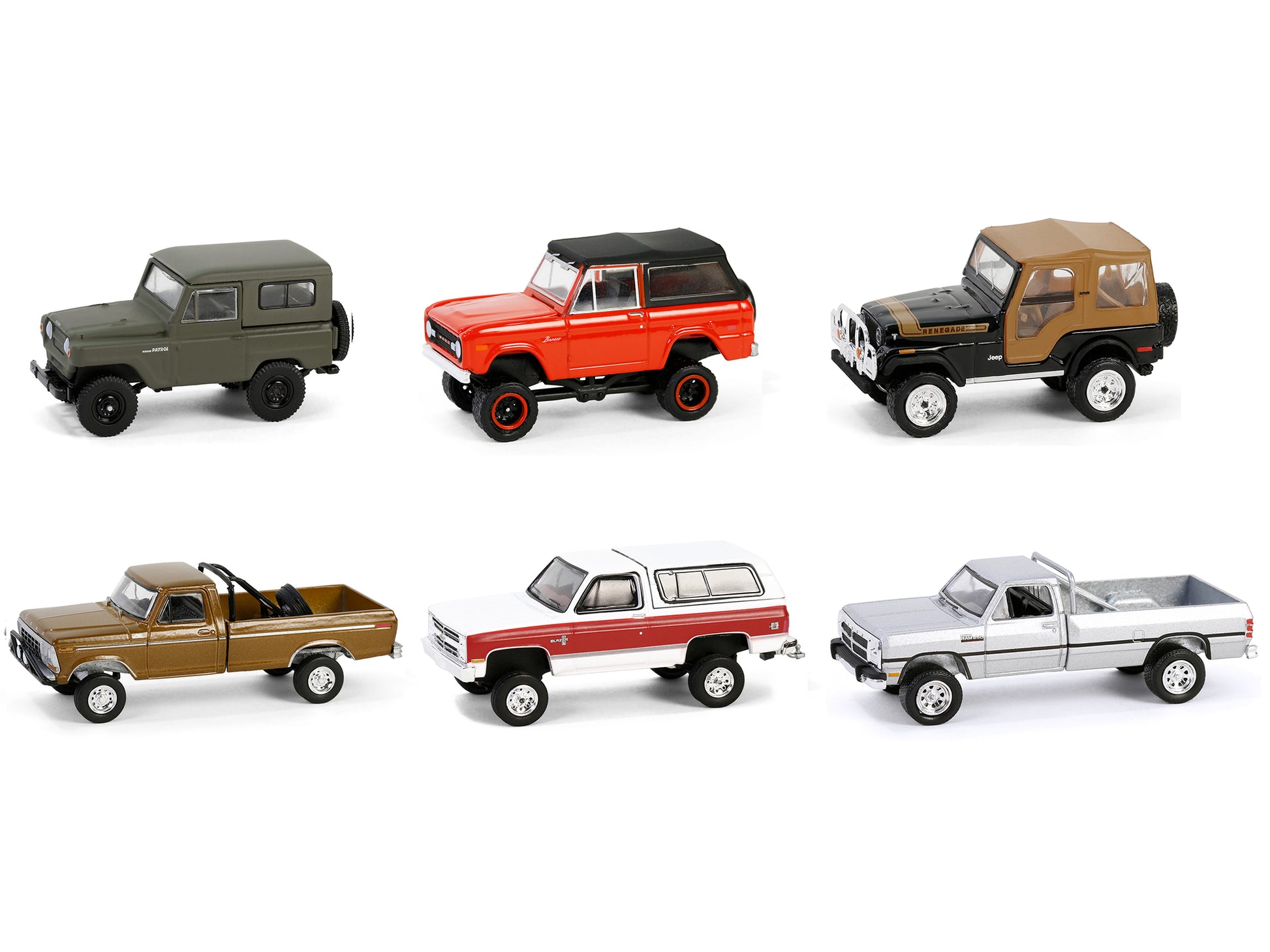 &quot;All Terrain&quot; Series 16 Set of 6 pieces 1/64 Diecast Model Cars by Greenlight