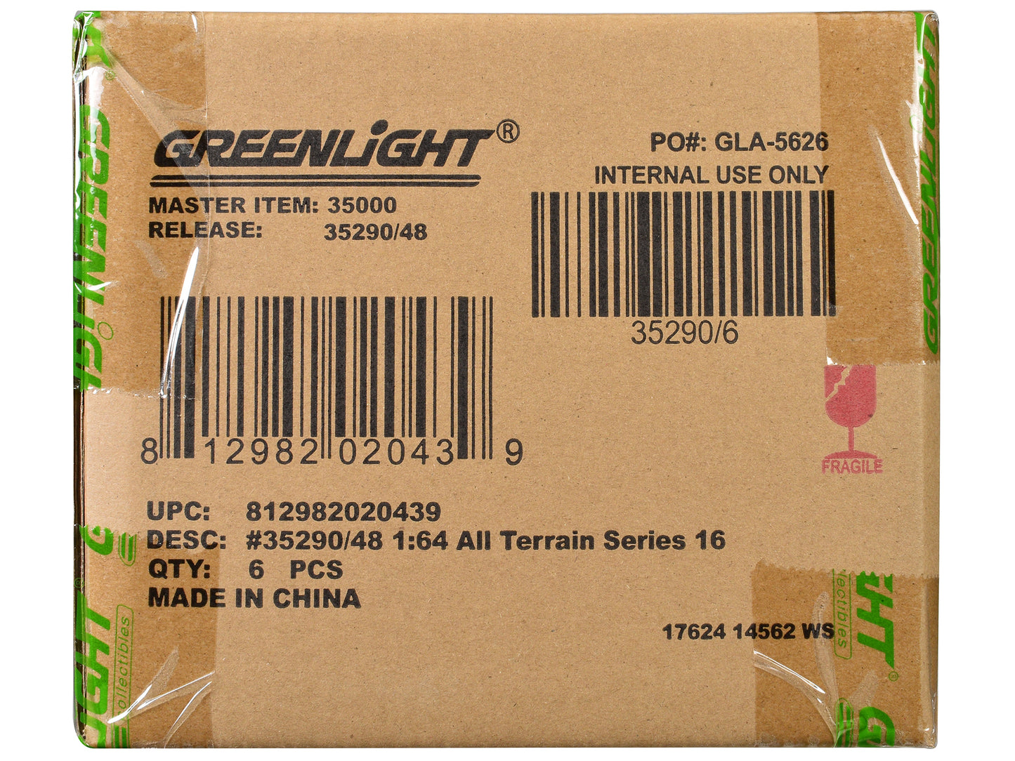 &quot;All Terrain&quot; Series 16 Set of 6 pieces 1/64 Diecast Model Cars by Greenlight