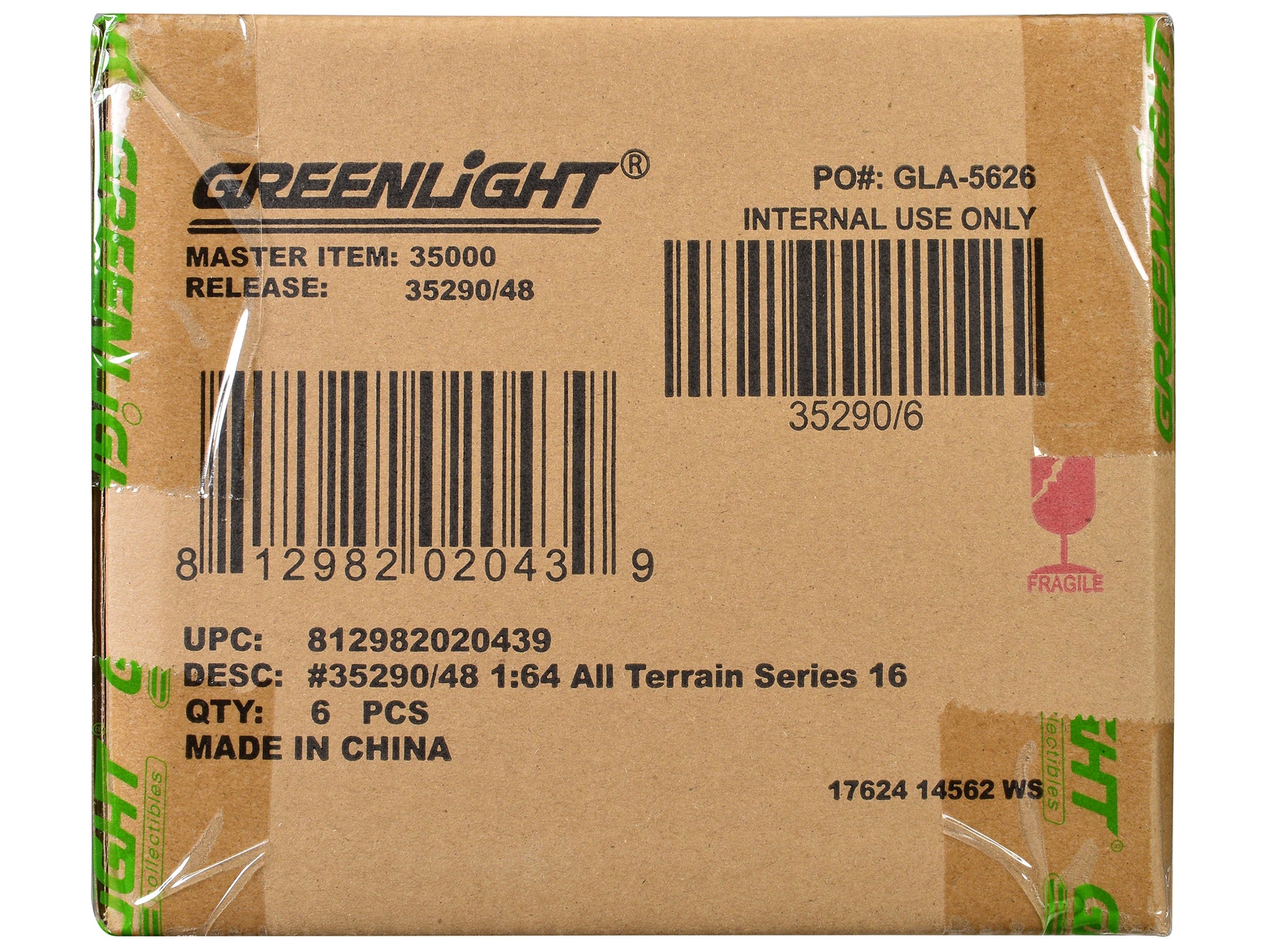 &quot;All Terrain&quot; Series 16 Set of 6 pieces 1/64 Diecast Model Cars by Greenlight
