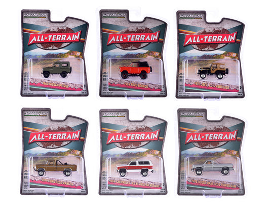 &quot;All Terrain&quot; Series 16 Set of 6 pieces 1/64 Diecast Model Cars by Greenlight