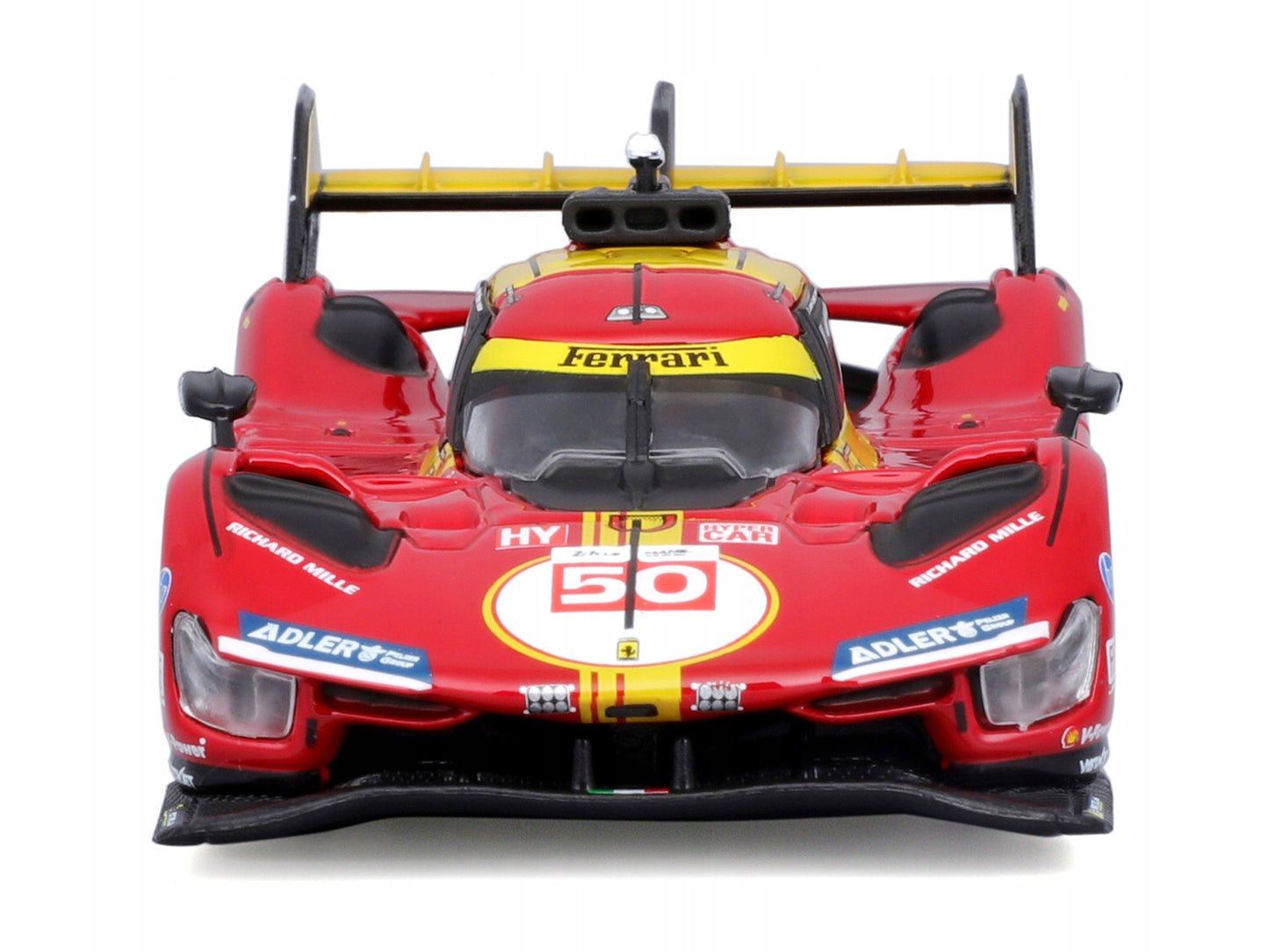 Ferrari 499P #50 Antonio Fuoco - Miguel Molina - Nicklas Nielsen &quot;Ferrari AF Corse&quot; Winner &quot;24 Hours of Le Mans&quot; (2024) &quot;Racing&quot; Series 1/43 Diecast Model Car by Bburago