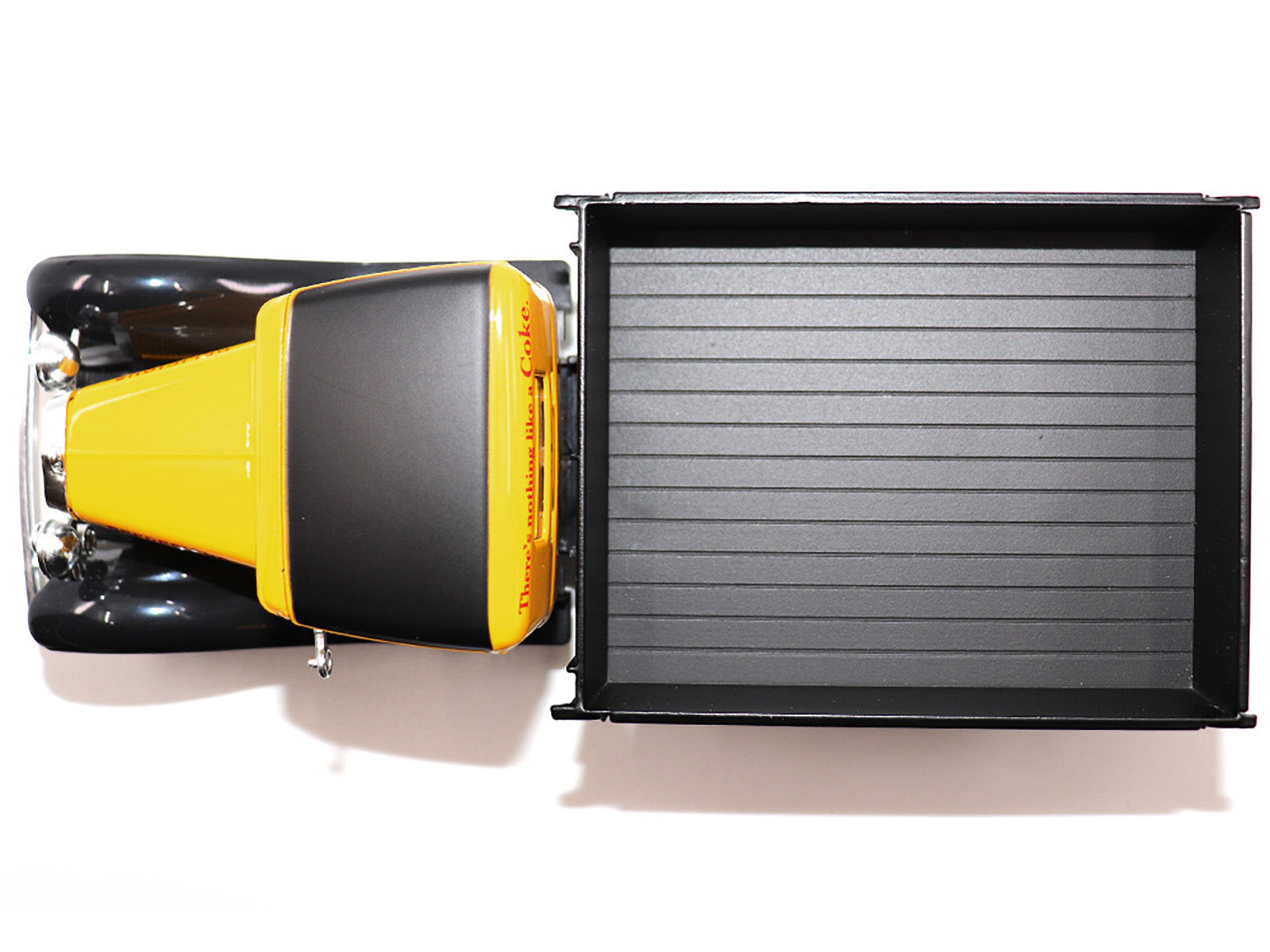 1931 Ford Model AA Pickup Truck Yellow and Black &quot;Drink it Ice Cold for Sparkling Refreshment - Coca-Cola&quot; 1/24 Diecast Model Car by Motor City Classics