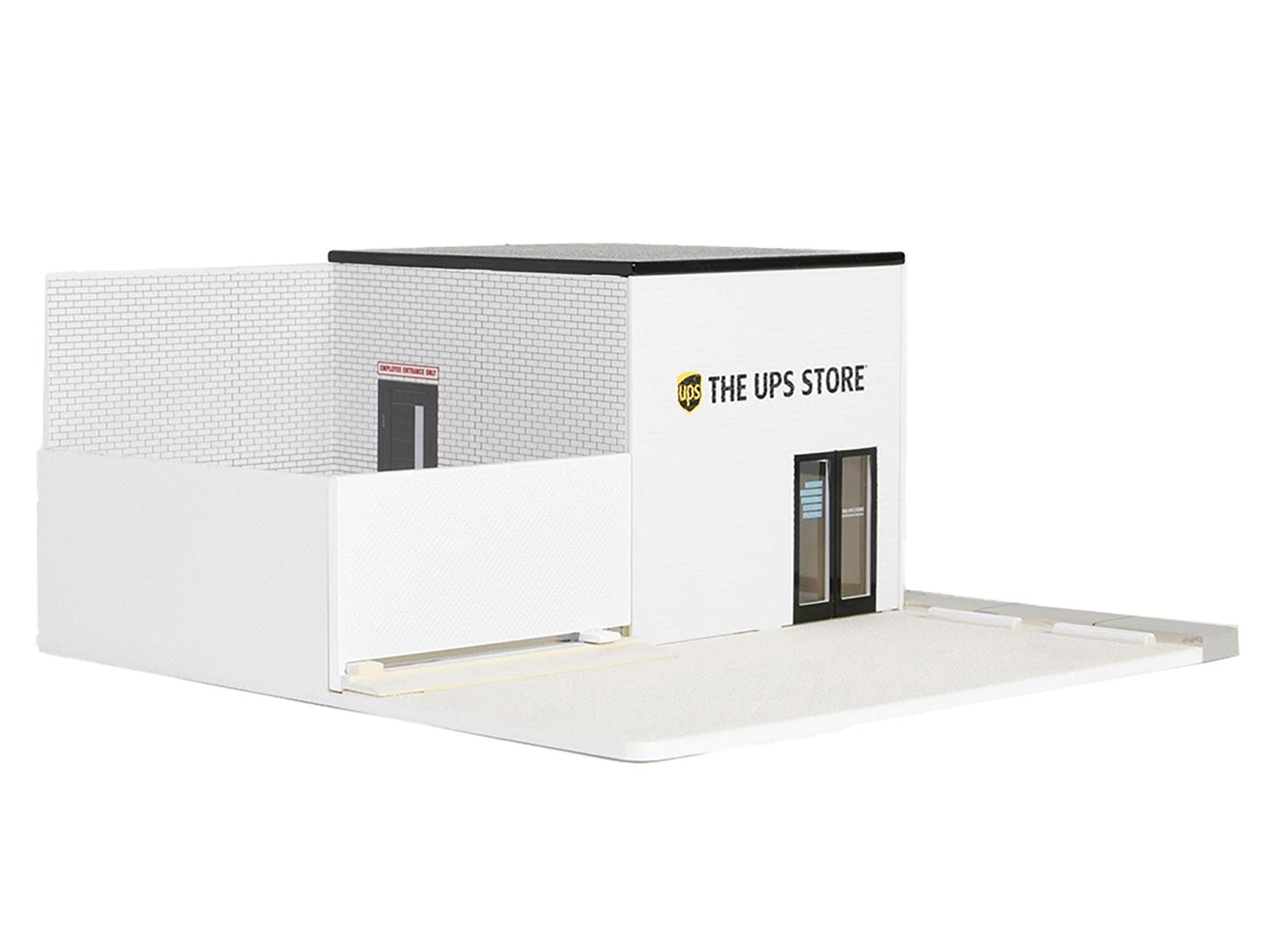 The UPS Store Diorama &quot;Mechanic's Corner&quot; for 1/64 Scale Models by Greenlight