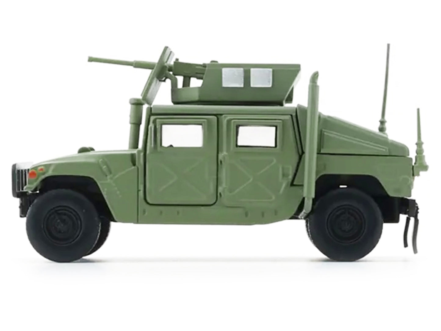 HUMVEE 4-CT Military Vehicle Olive Green with Alternative Tops 1/64 Diecast Model Car by BM Creations