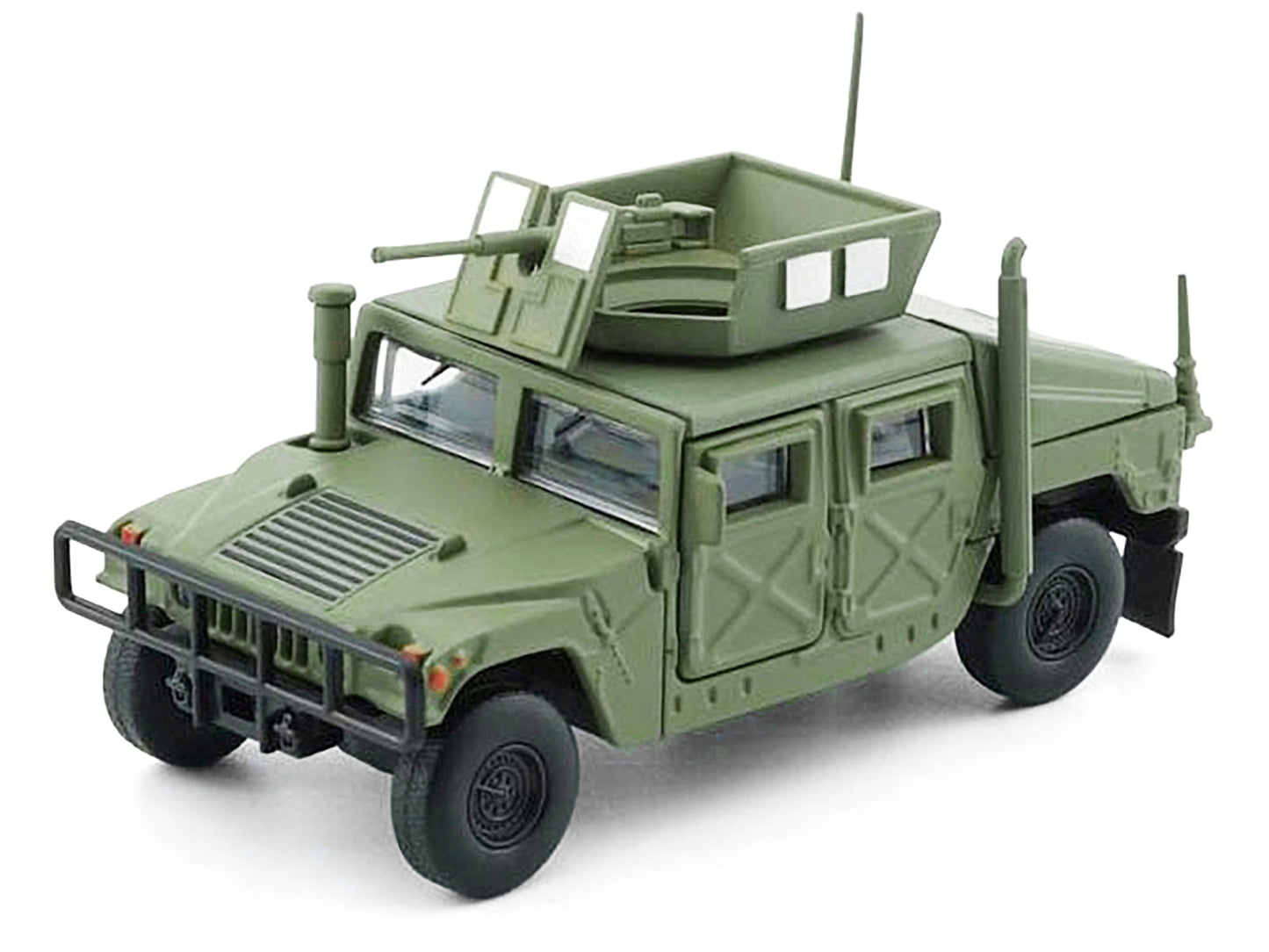 HUMVEE 4-CT Military Vehicle Olive Green with Alternative Tops 1/64 Diecast Model Car by BM Creations