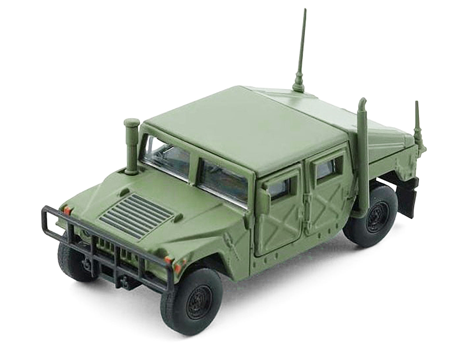 HUMVEE 4-CT Military Vehicle Olive Green with Alternative Tops 1/64 Diecast Model Car by BM Creations
