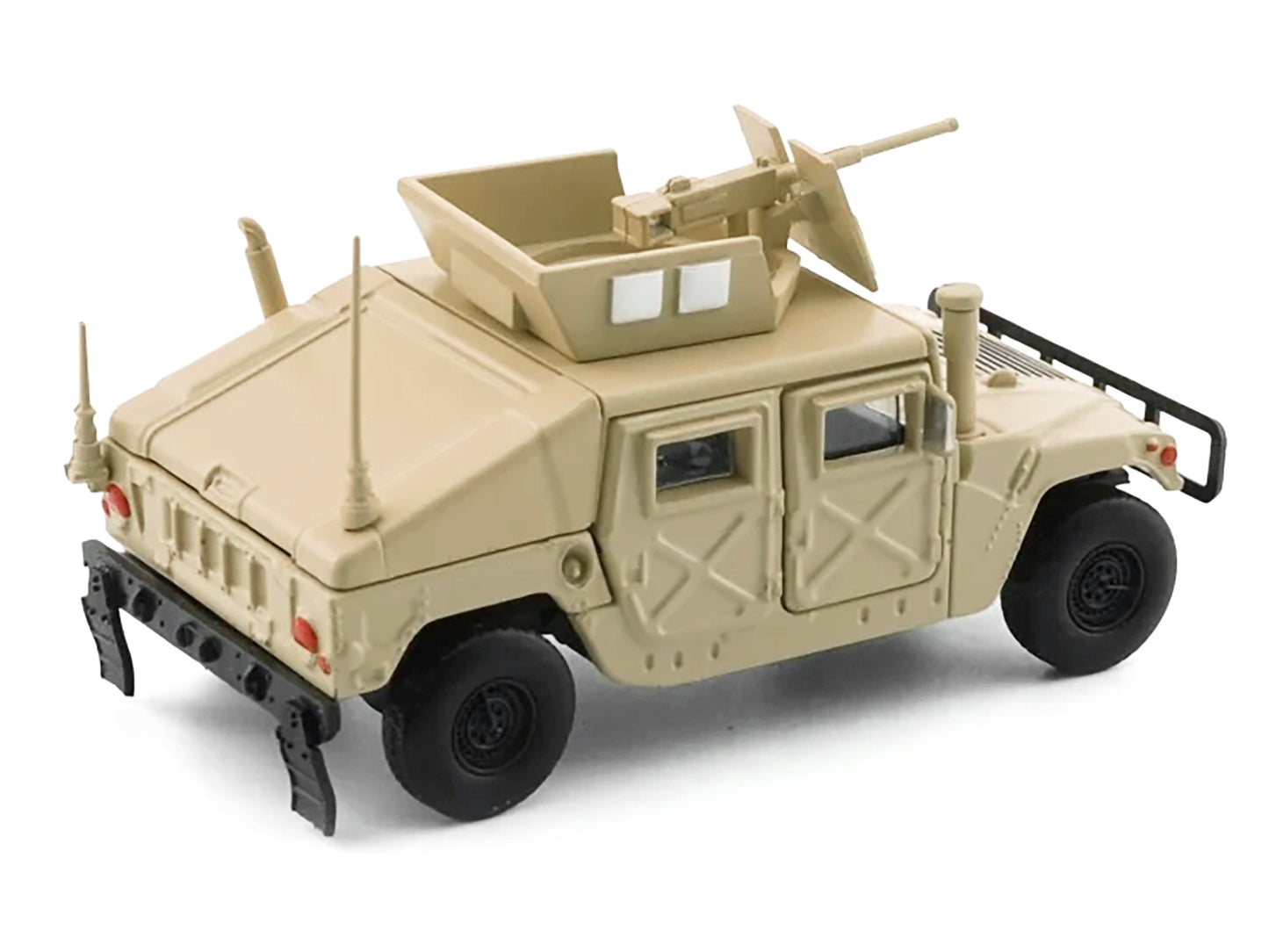 HUMVEE 4-CT Military Vehicle Desert Tan with Alternative Tops 1/64 Diecast Model Car by BM Creations