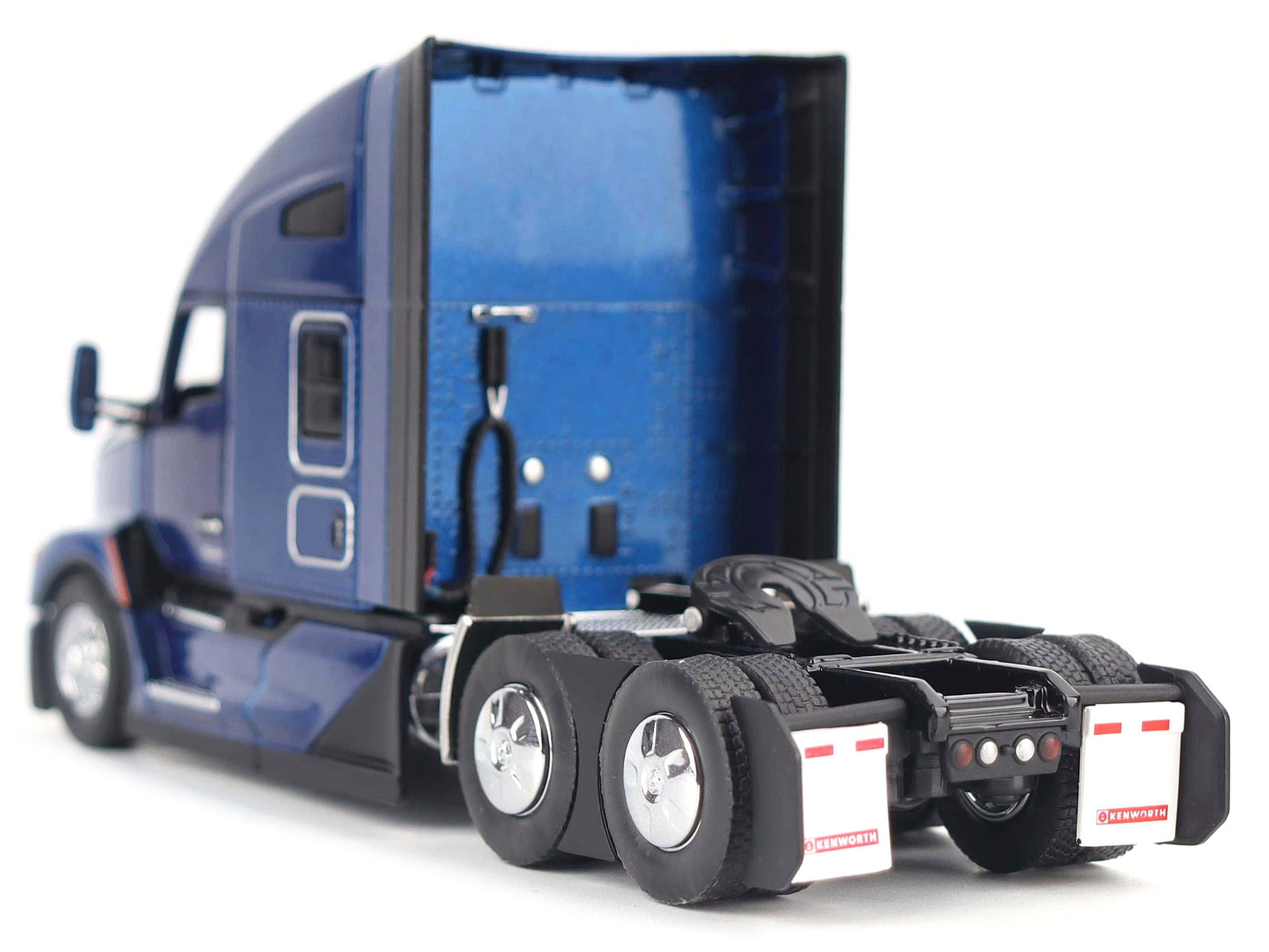 Kenworth T680 Truck Tractor Deep Cerulean Blue Metallic &quot;Transport Series&quot; 1/50 Diecast Model by Diecast Masters