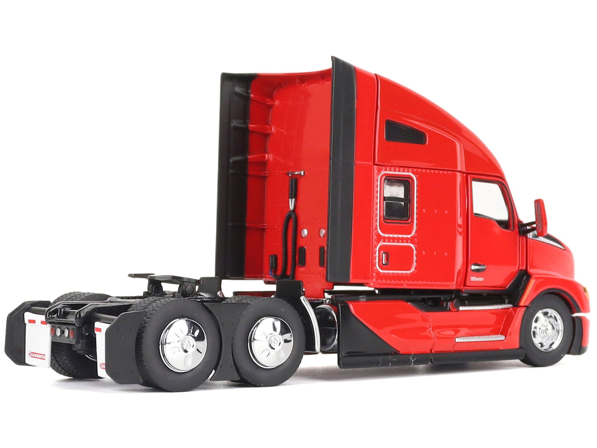 Kenworth T680 76&quot; High Roof Sleeper Cab Truck Tractor Viper Red &quot;Transport Series&quot; 1/50 Diecast Model by Diecast Masters