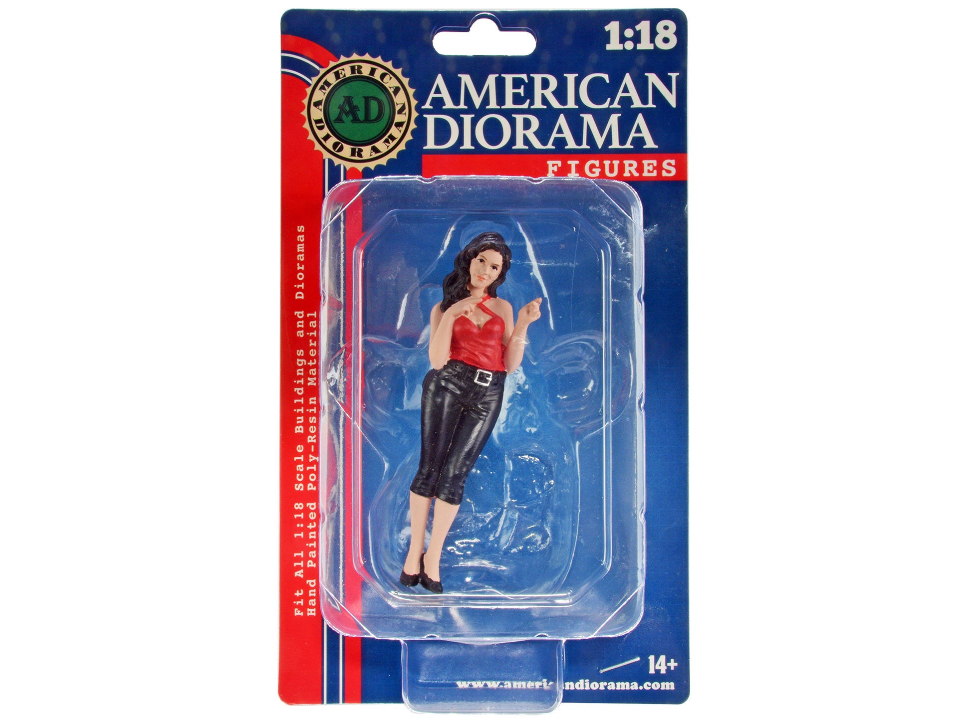 &quot;Pin-Up Girls&quot; Peggy Figure for 1/18 Scale Models by American Diorama