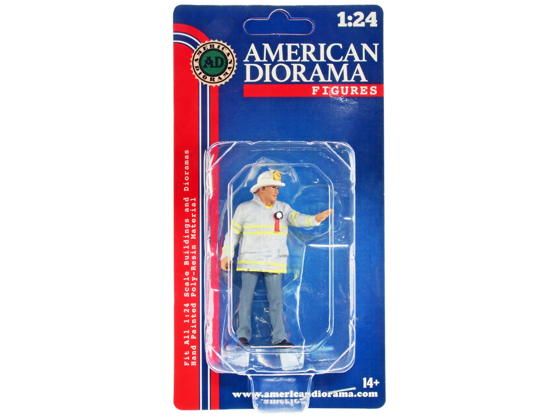 &quot;Firefighters&quot; Fire Captain Figure for 1/24 Scale Models by American Diorama