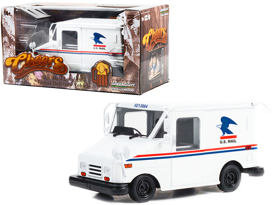 U.S. Mail Long-Life Postal Delivery Vehicle (LLV) White (Cliff Clavin's) &quot;Cheers&quot; (1982-1993) TV Series &quot;Hollywood Series&quot; 1/24 Diecast Model by Greenlight