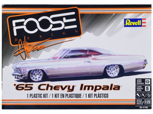 Level 5 Model Kit 1965 Chevrolet Impala &quot;Foose Designed&quot; 1/25 Scale Model by Revell