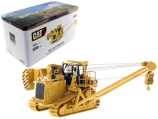 CAT Caterpillar 587T Pipelayer with Operator &quot;High Line Series&quot; 1/50 Diecast Model by Diecast Masters