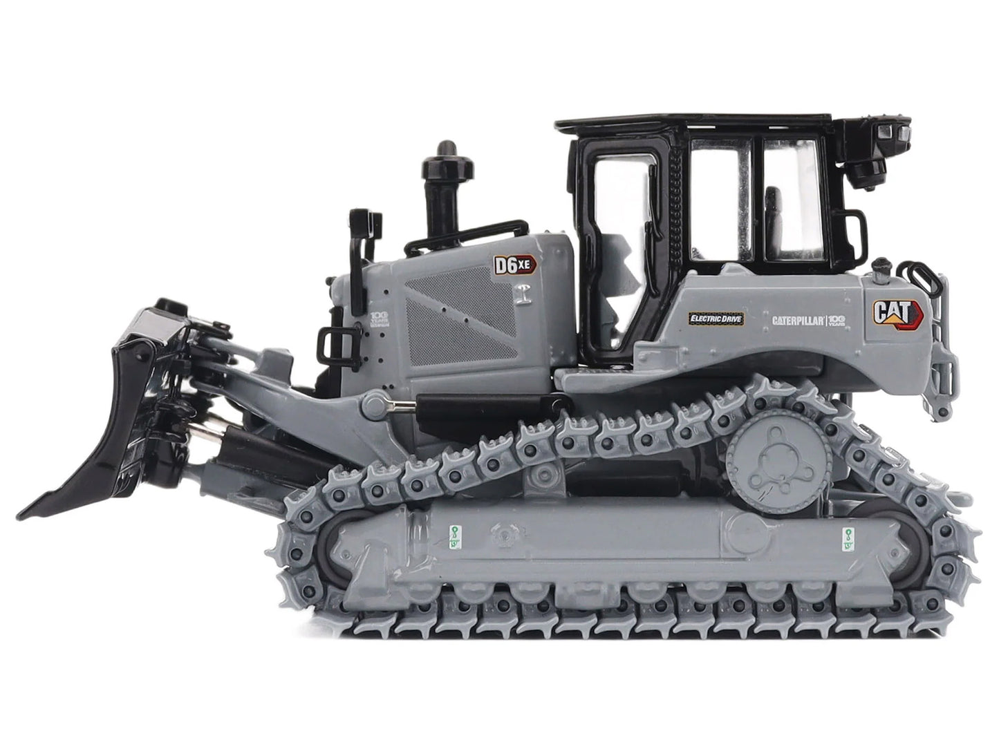CAT Caterpillar D6 LGP VPAT Track Type Tractor with Operator Gray &quot;Centennial Series&quot; 1/50 Diecast Model by Diecast Masters
