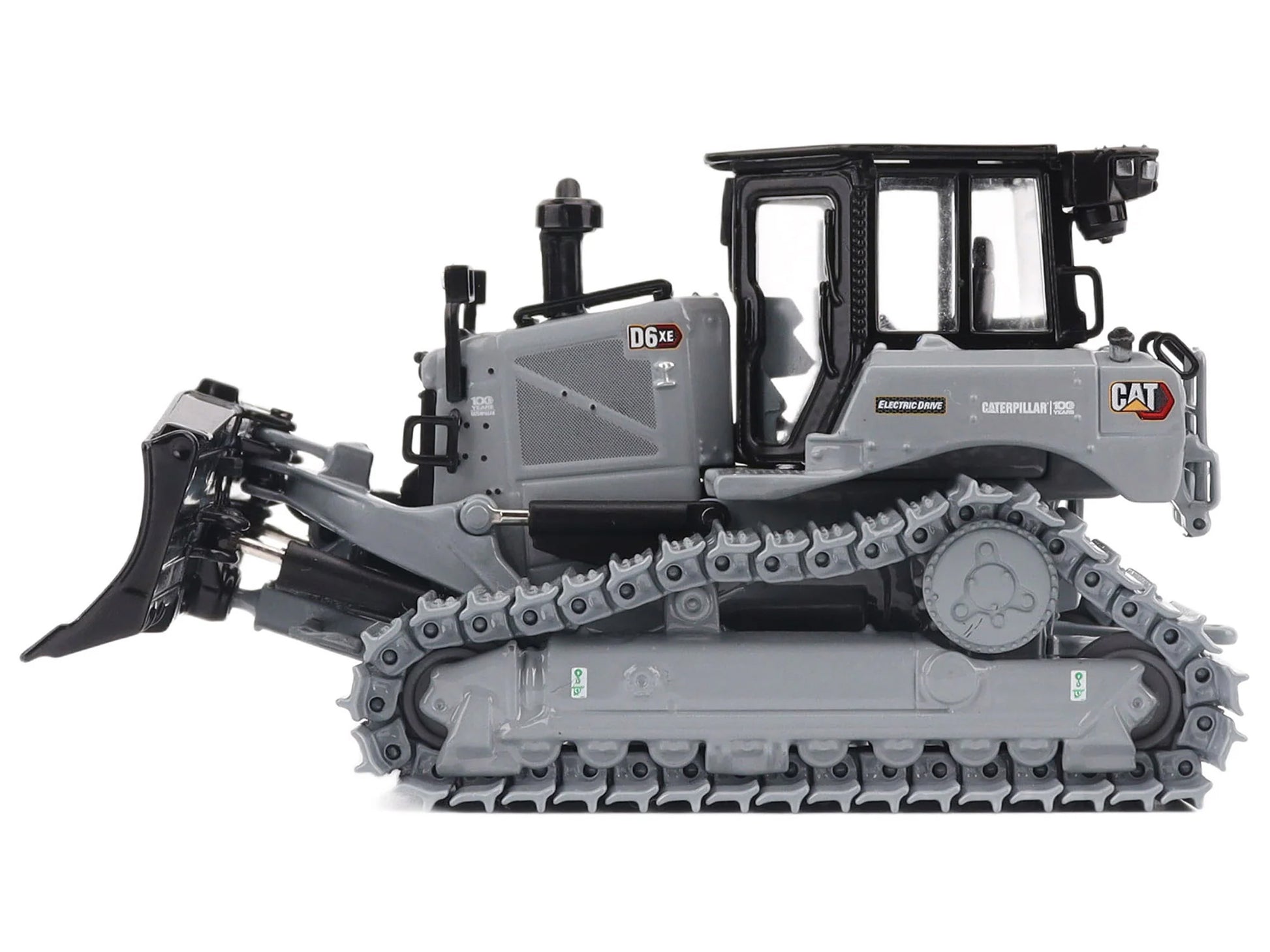 CAT Caterpillar D6 LGP VPAT Track Type Tractor with Operator Gray &quot;Centennial Series&quot; 1/50 Diecast Model by Diecast Masters