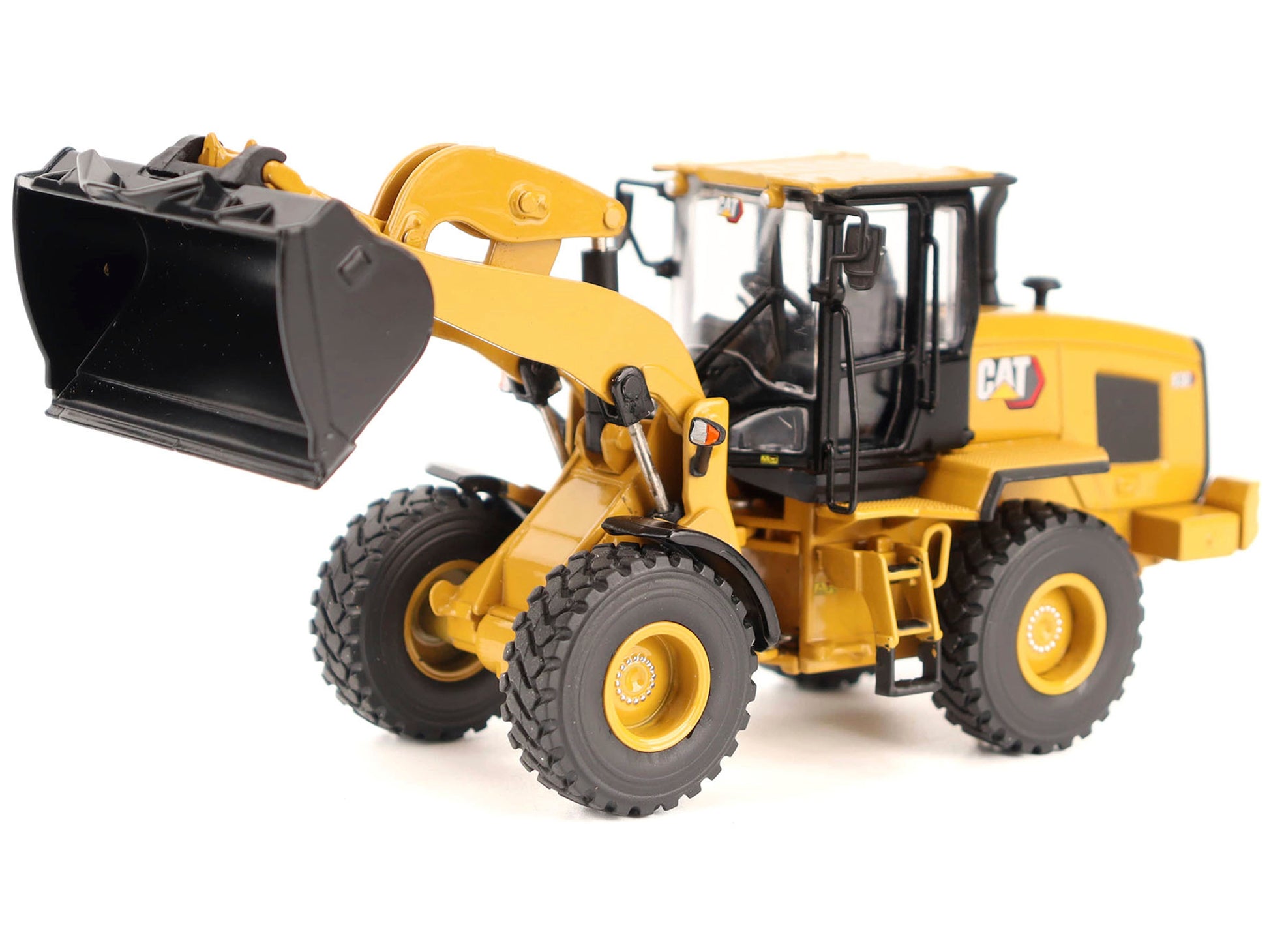 CAT Caterpillar 930 Wheel Loader with Operator Yellow &quot;High Line&quot; Series 1/50 Diecast Model by Diecast Masters