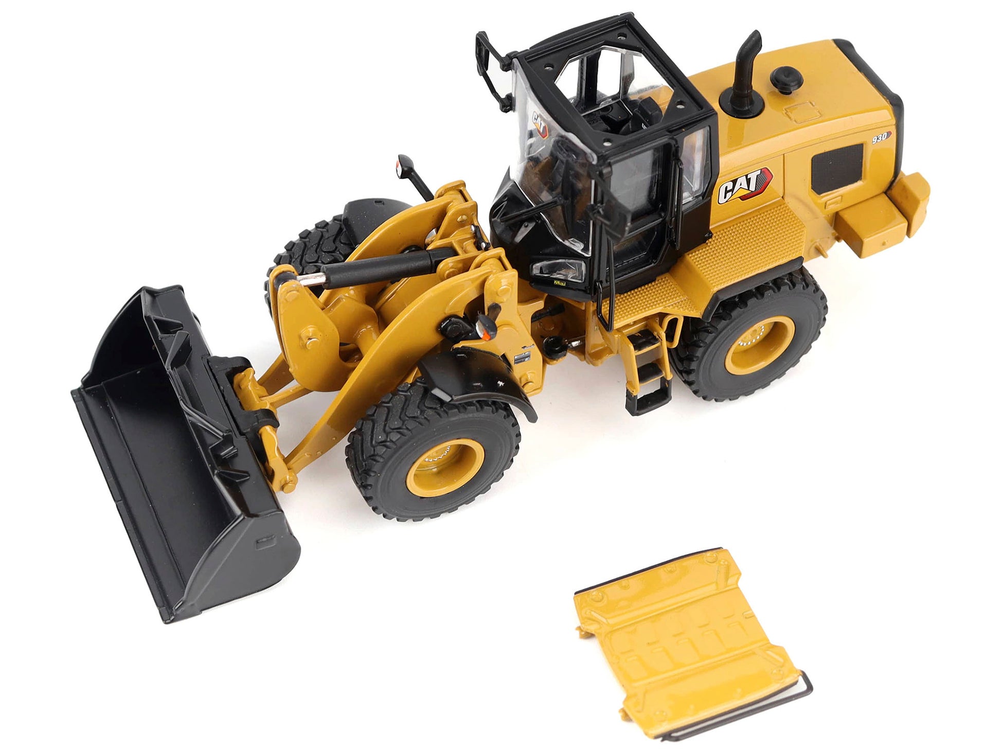 CAT Caterpillar 930 Wheel Loader with Operator Yellow &quot;High Line&quot; Series 1/50 Diecast Model by Diecast Masters