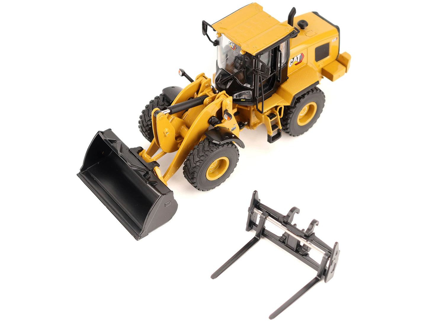 CAT Caterpillar 930 Wheel Loader with Operator Yellow &quot;High Line&quot; Series 1/50 Diecast Model by Diecast Masters