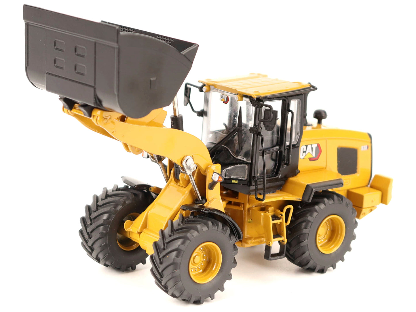 CAT Caterpillar 938 Wheel Loader with Operator Yellow &quot;High Line&quot; Series 1/50 Diecast Model by Diecast Masters