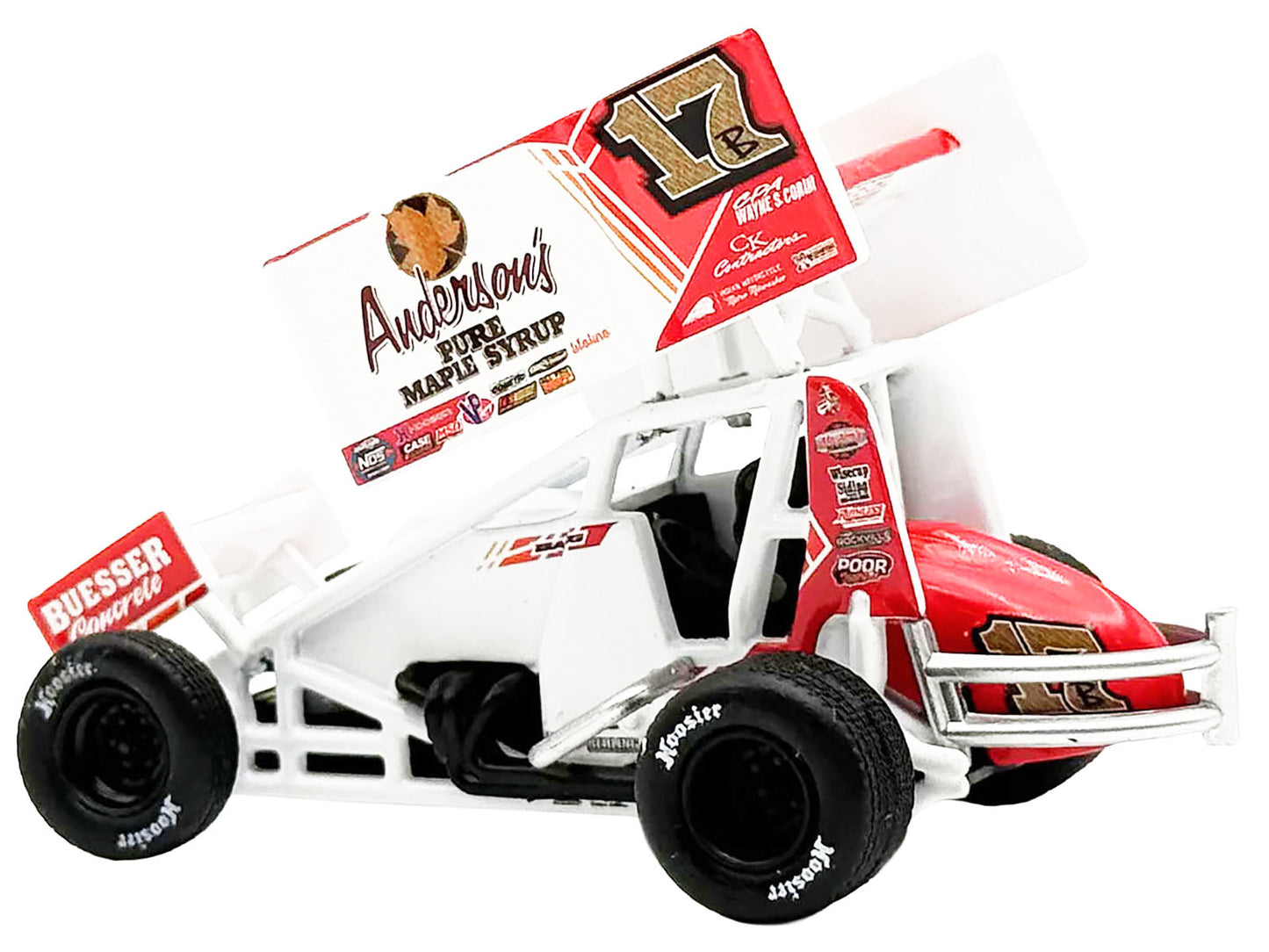Winged Sprint Car #17B Bill Balog &quot;Anderson's Pure Maple Syrup&quot; (2025) 1/50 Diecast Model Car by ACME