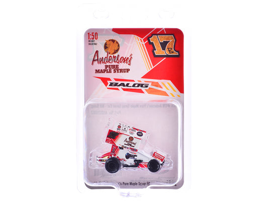 Winged Sprint Car #17B Bill Balog &quot;Anderson's Pure Maple Syrup&quot; (2025) 1/50 Diecast Model Car by ACME