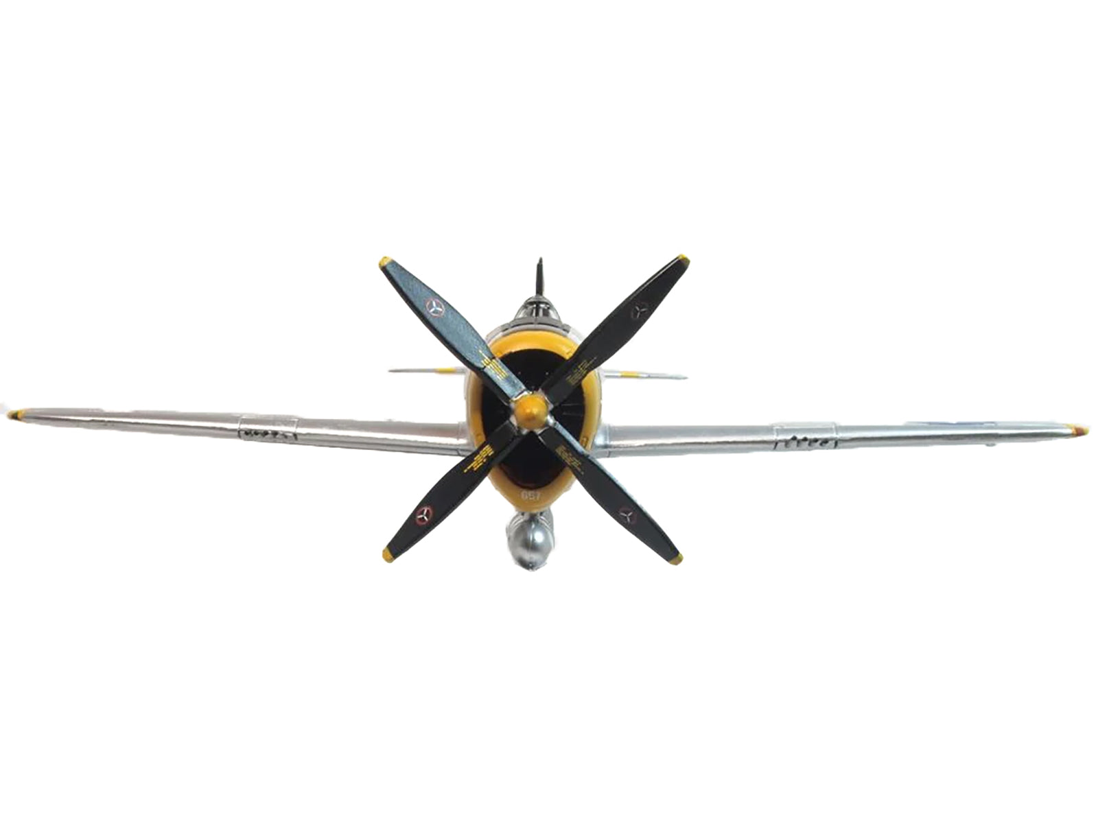 Republic P-47D Thunderbolt Fighter Plane USAAF &quot;Captain Daniel Boone 333rd Fighter Squadron 318th Fighter Group&quot; &quot;Oxford Aviation&quot; Series 1/72 Diecast Model Airplane by Oxford Diecast