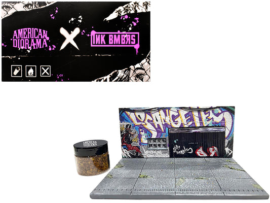&quot;American Diorama X INK BMBRS - LA Graffiti&quot; Street Art Diorama for 1/64 Scale Models by American Diorama