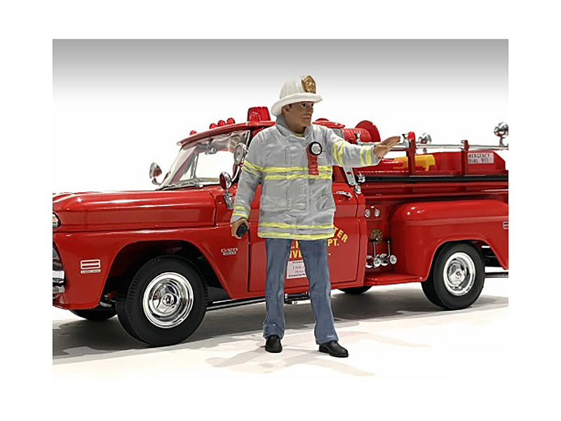 &quot;Firefighters&quot; Fire Captain Figure for 1/18 Scale Models by American Diorama