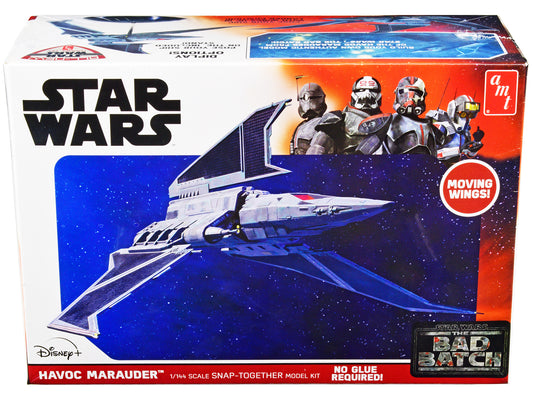 Skill 2 Model Kit Havoc Marauder Space Ship &quot;Star Wars: The Bad Batch&quot; (2021-Current) TV Series 1/144 Scale Model by AMT