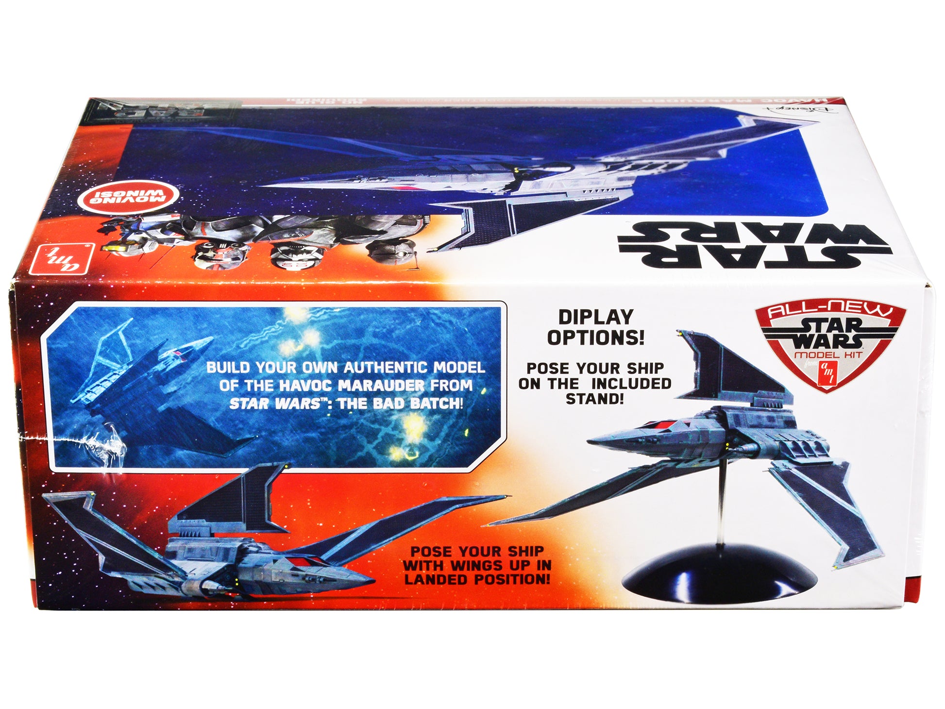 Skill 2 Model Kit Havoc Marauder Space Ship &quot;Star Wars: The Bad Batch&quot; (2021-Current) TV Series 1/144 Scale Model by AMT